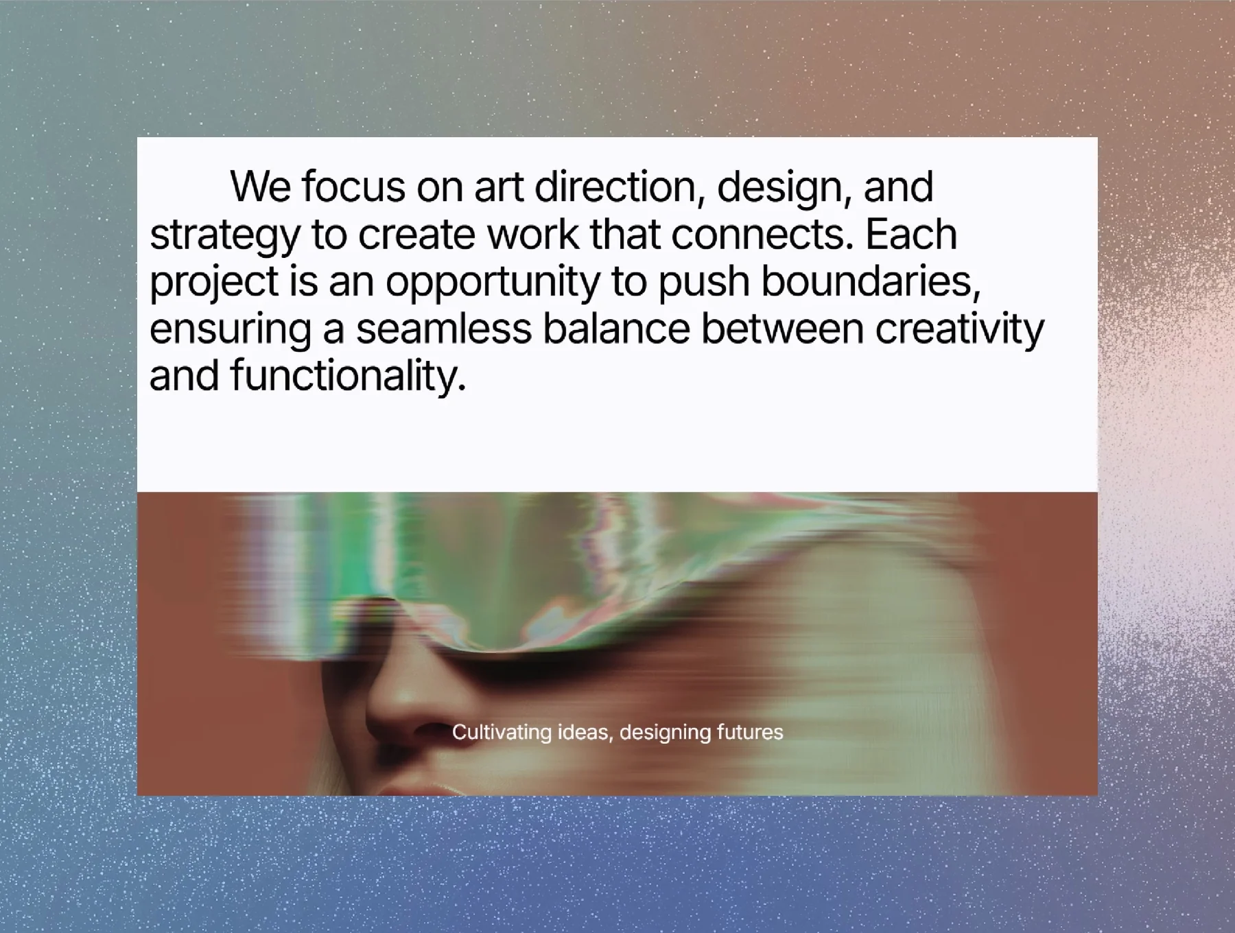 Aeris — Portfolio Framer template 2