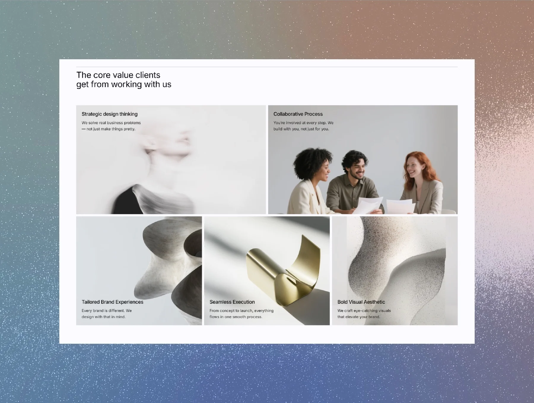 Aeris — Portfolio Framer template 3