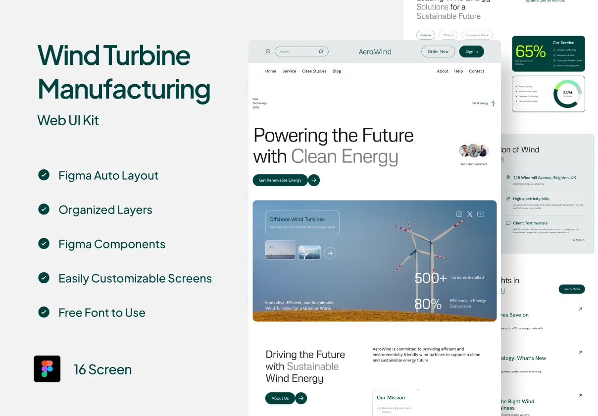 AeroWind - Wind Turbine Manufacturing Web UI