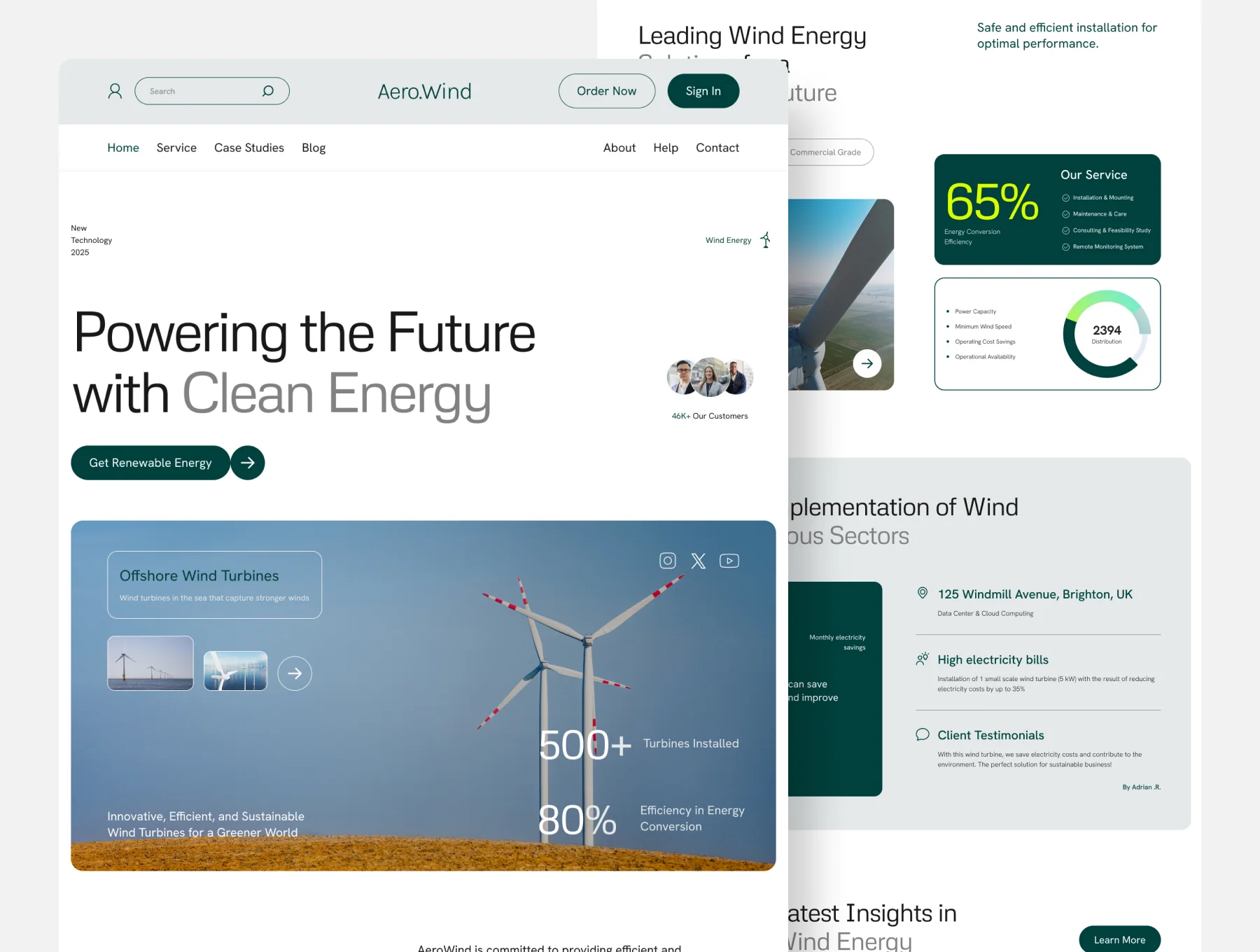 AeroWind - Wind Turbine Manufacturing Web UI 2