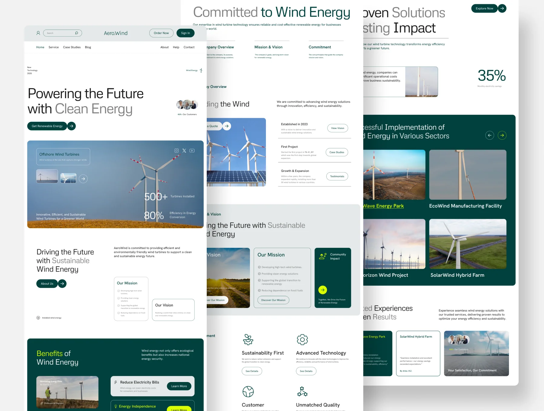 AeroWind - Wind Turbine Manufacturing Web UI 5