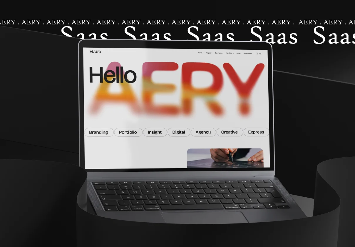 AERY — Bold Branding & Creative Agency Figma Template