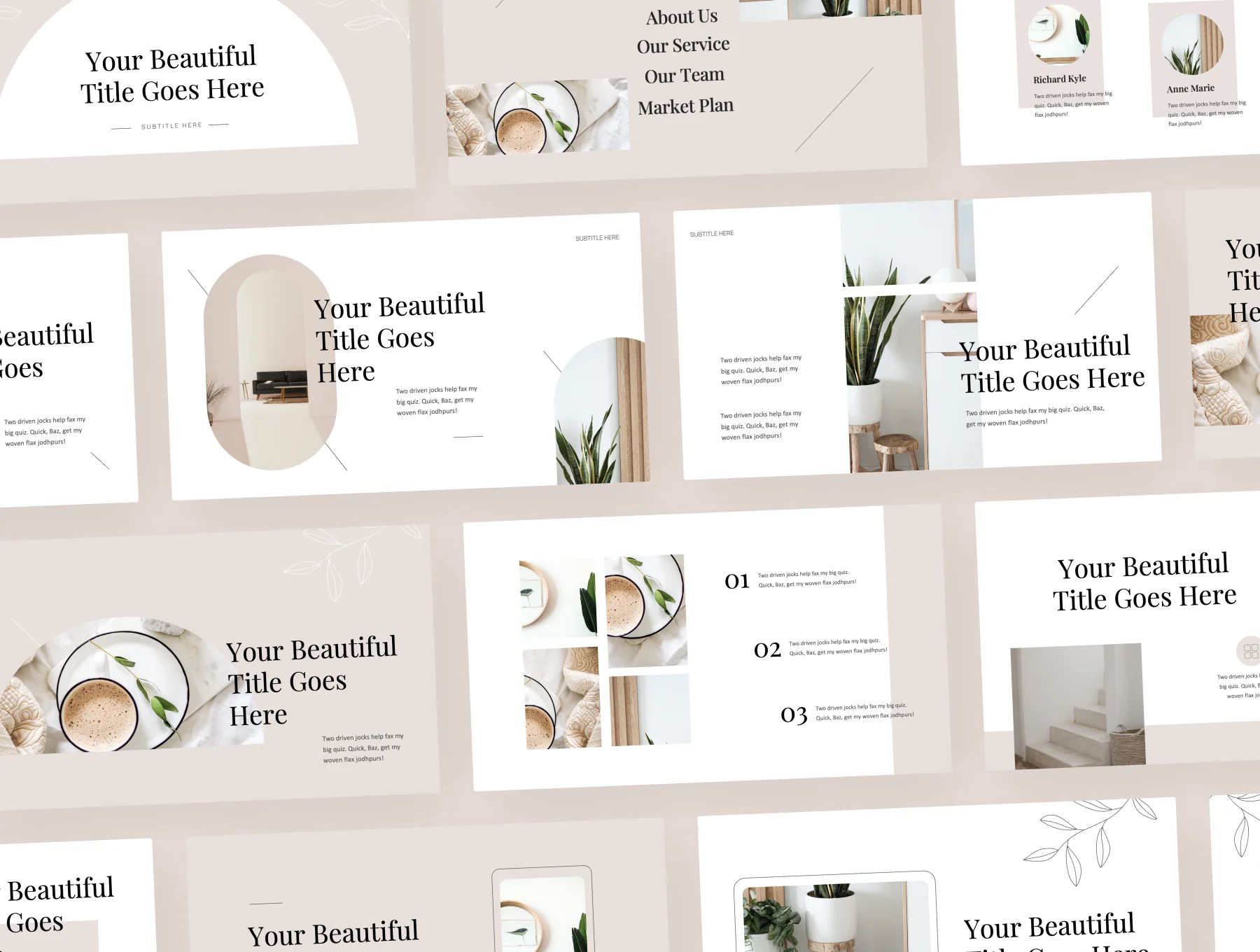 Aesthic - Aesthetic Keynote Presentation Template 7