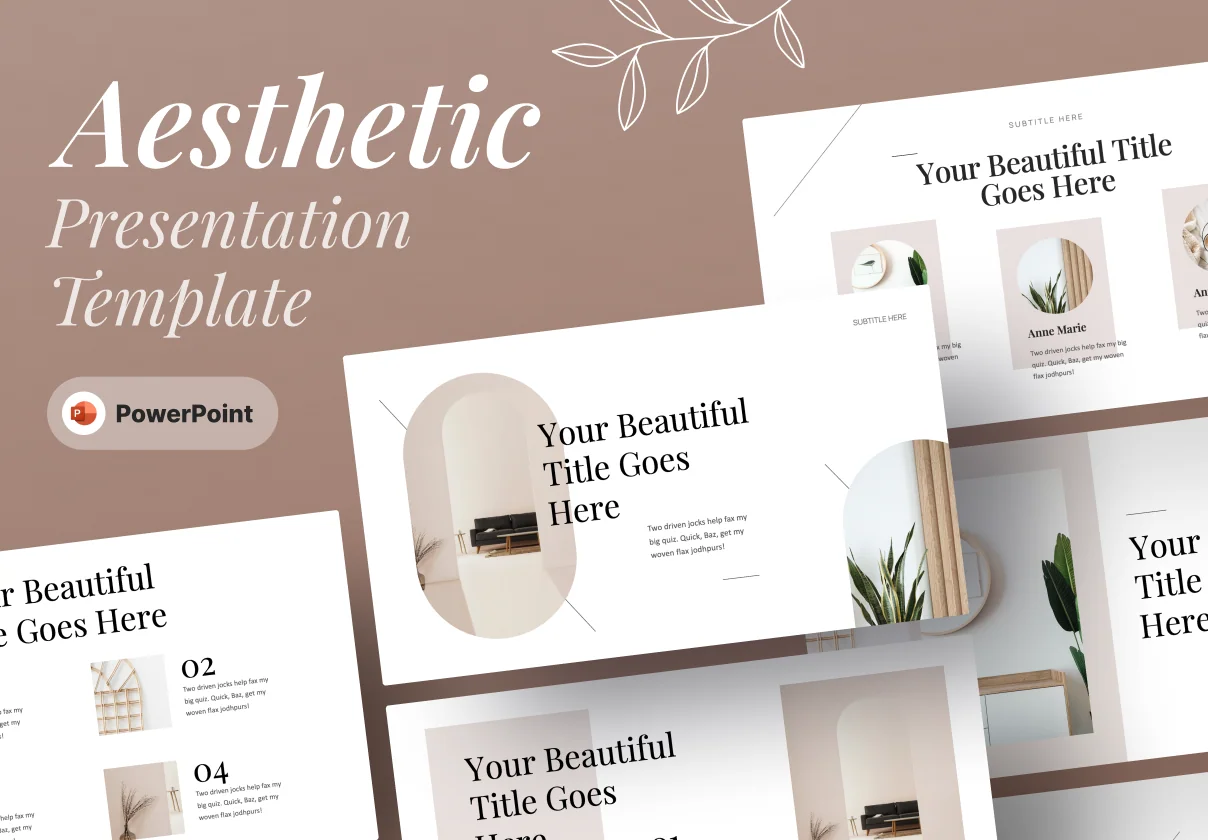 Aesthic - Aesthetic PowerPoint Presentation Template