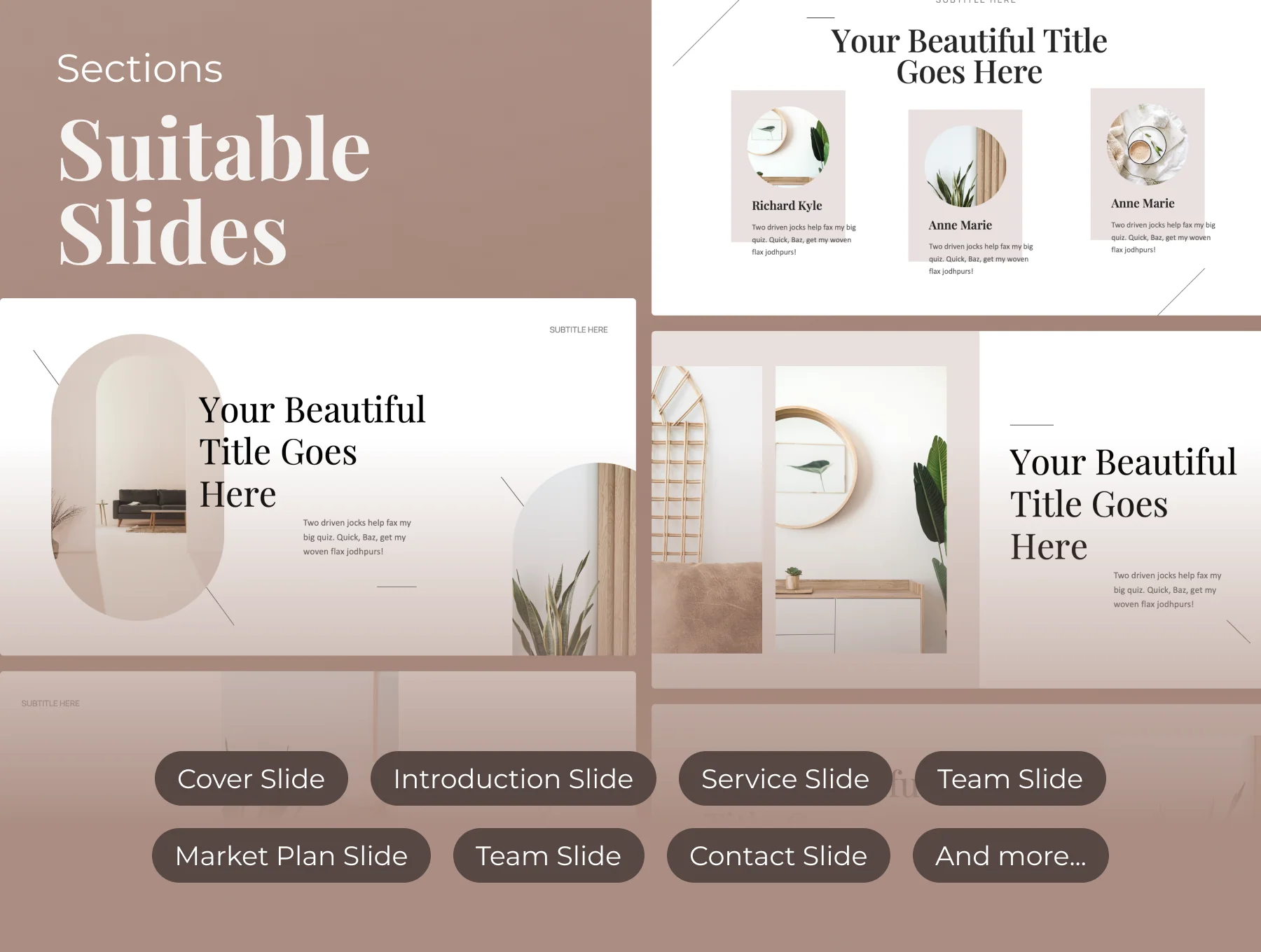 Aesthic - Aesthetic PowerPoint Presentation Template 3