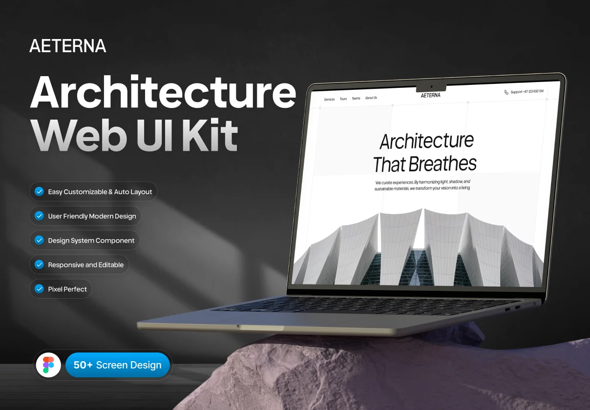 Aeterna - Architecture Web UI Kit