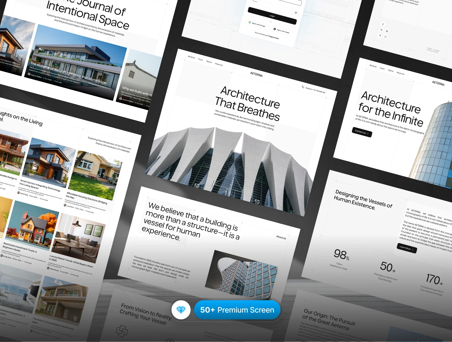 Aeterna - Architecture Web UI Kit 5