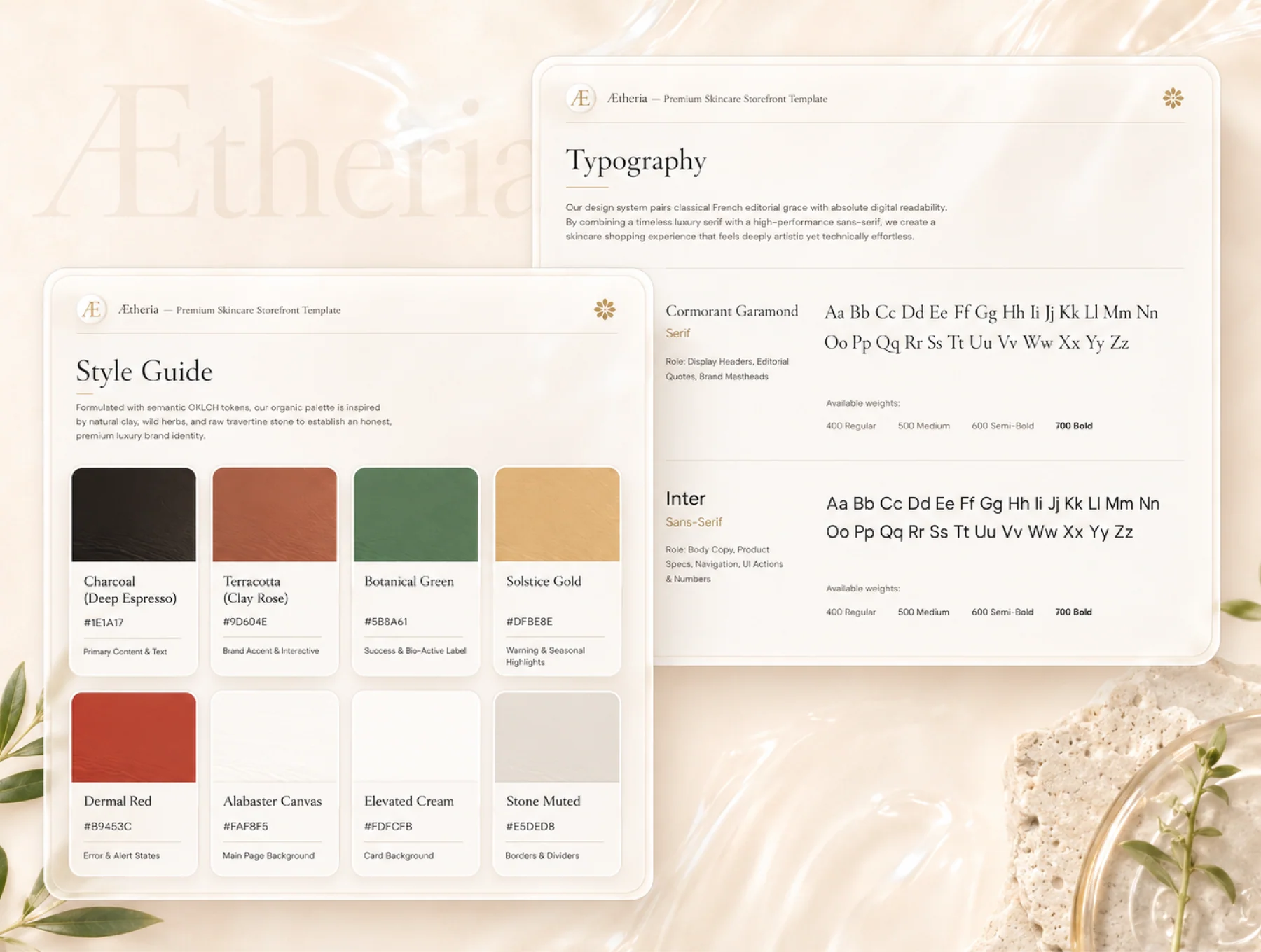 Aetheria - Editorial Botanical E-Commerce Next.js Template 3