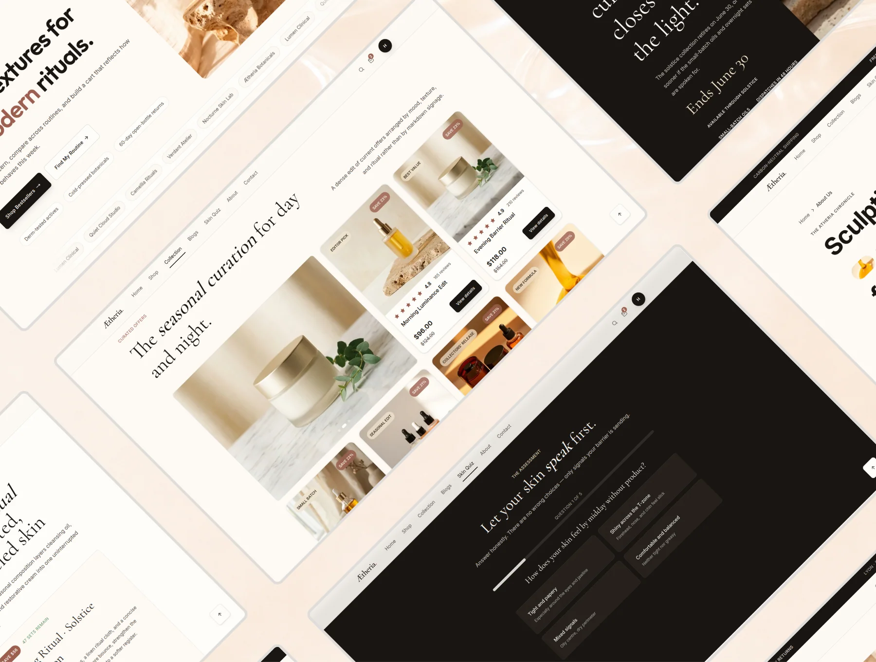 Aetheria - Editorial Botanical E-Commerce Next.js Template 4