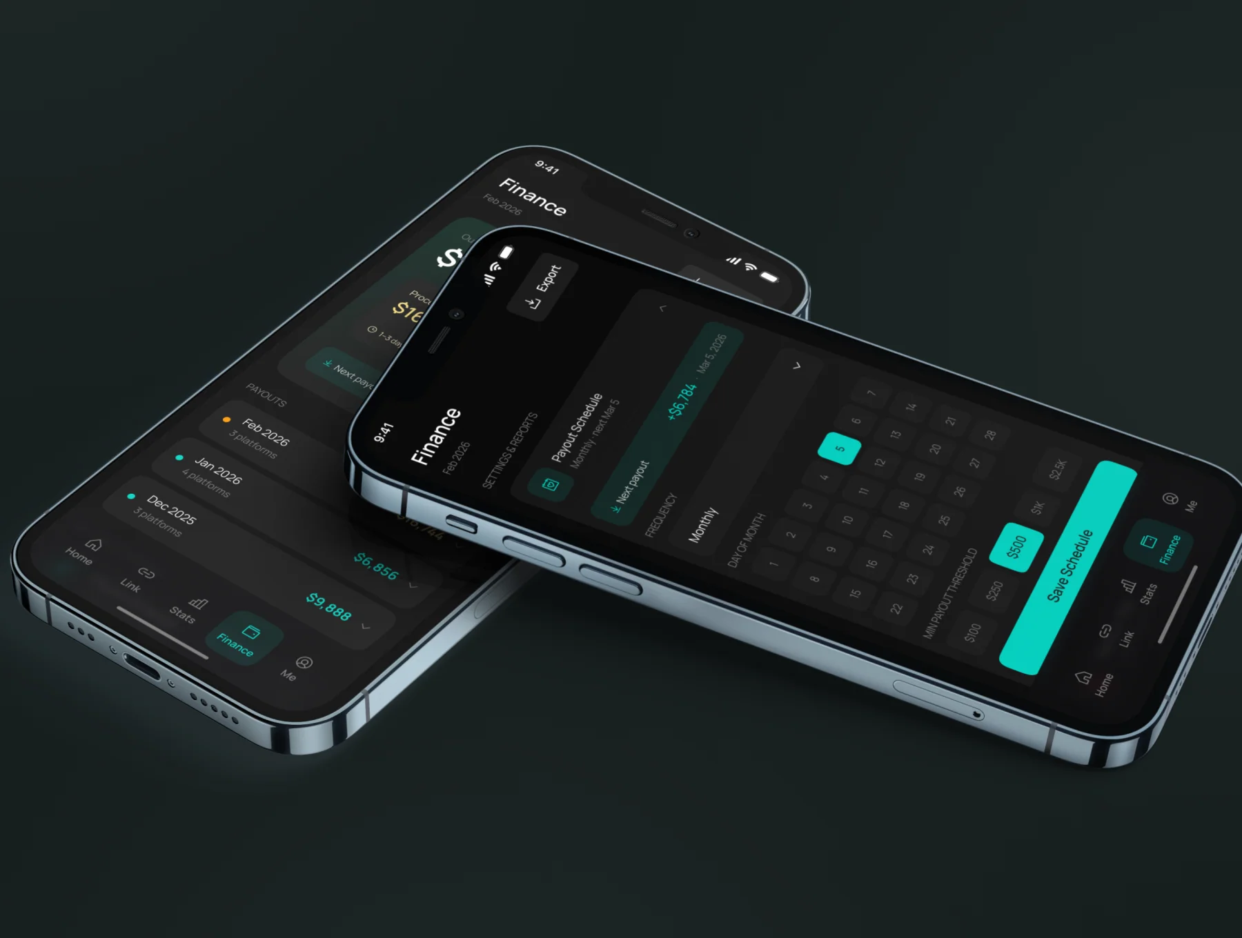 Afftrack – Affiliate Marketing SaaS Dashboard Mobile UI Kit 5