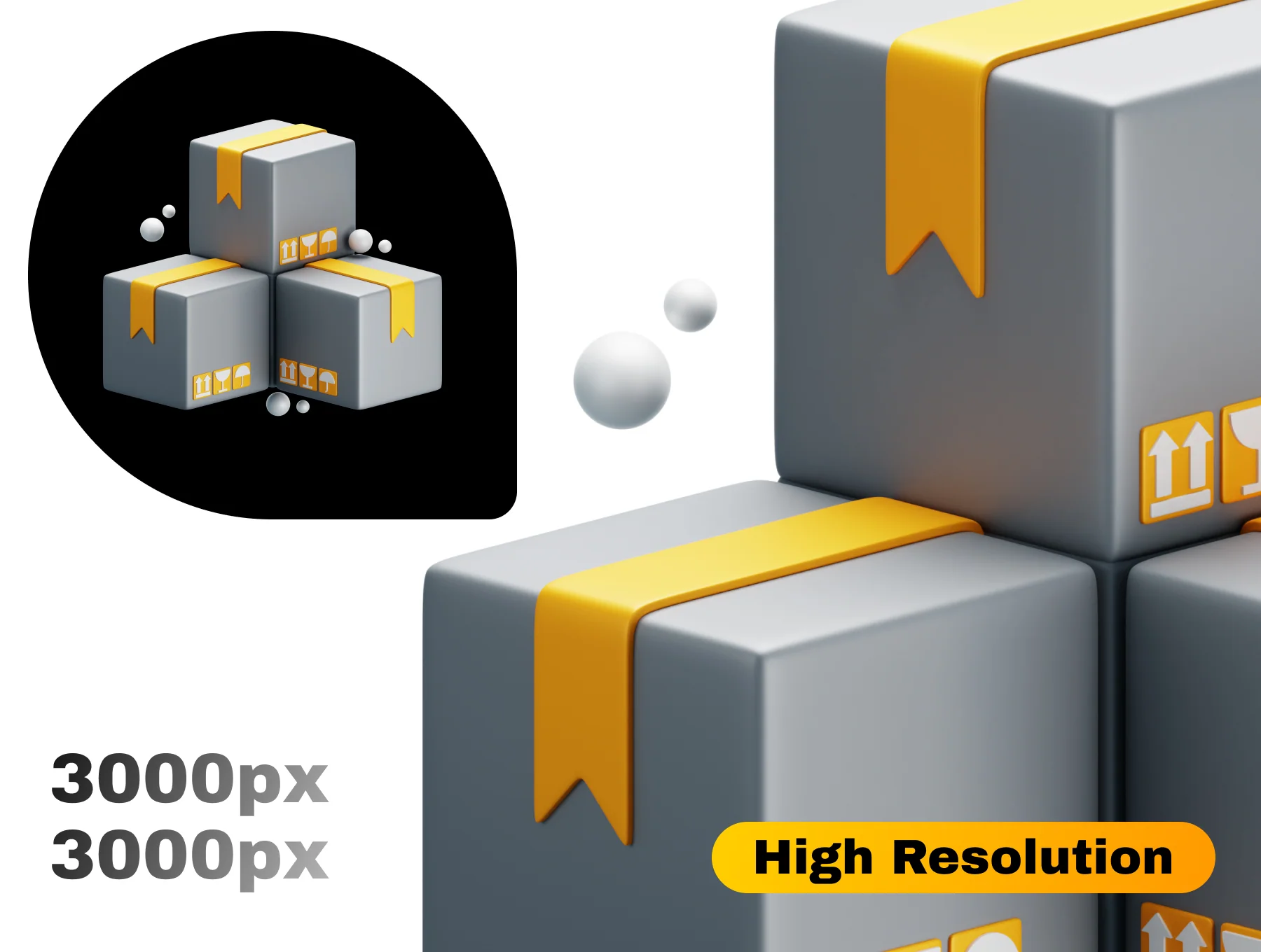 Africa Industrialization Day 3D Icon Set 2