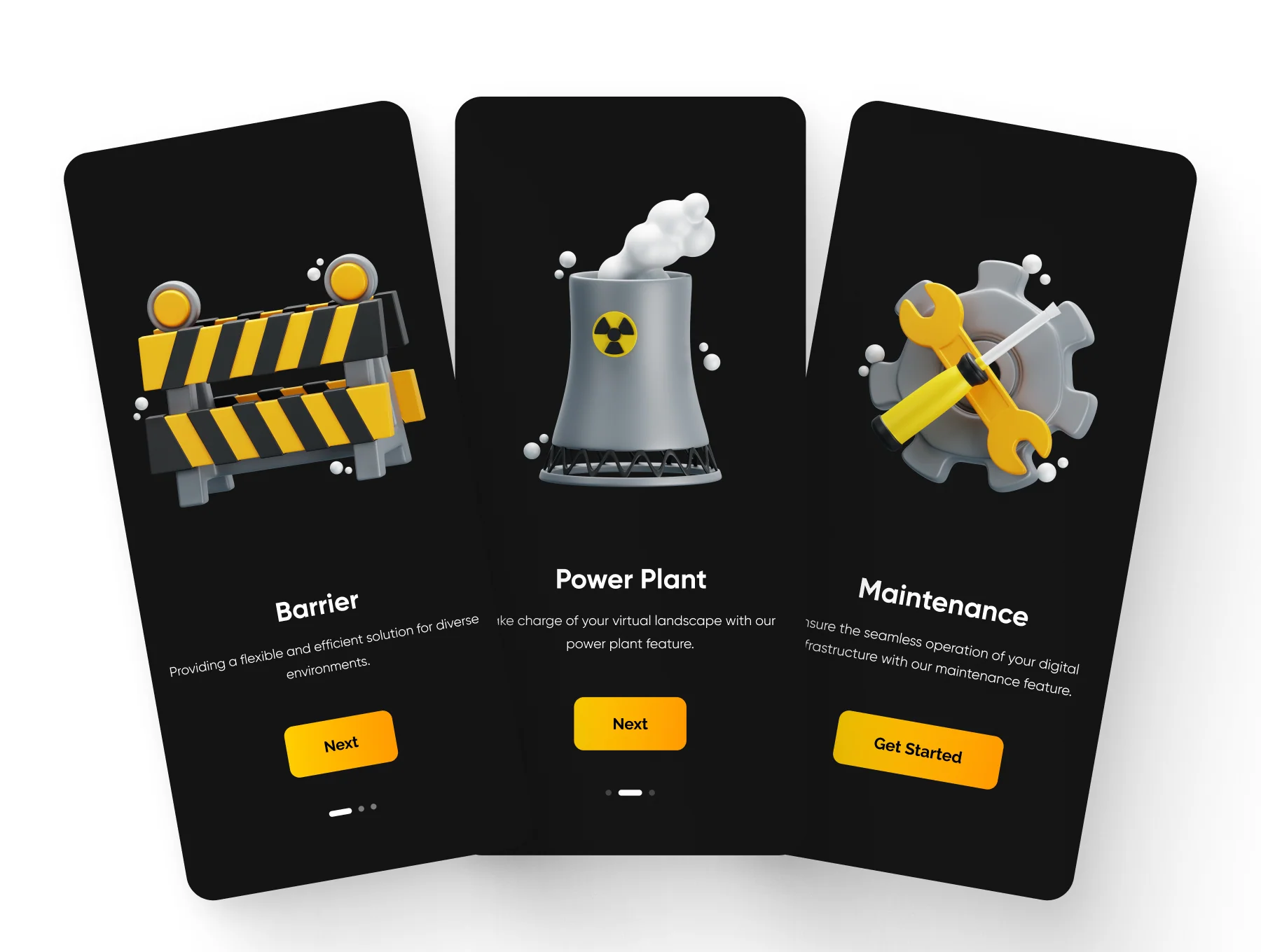 Africa Industrialization Day 3D Icon Set 4
