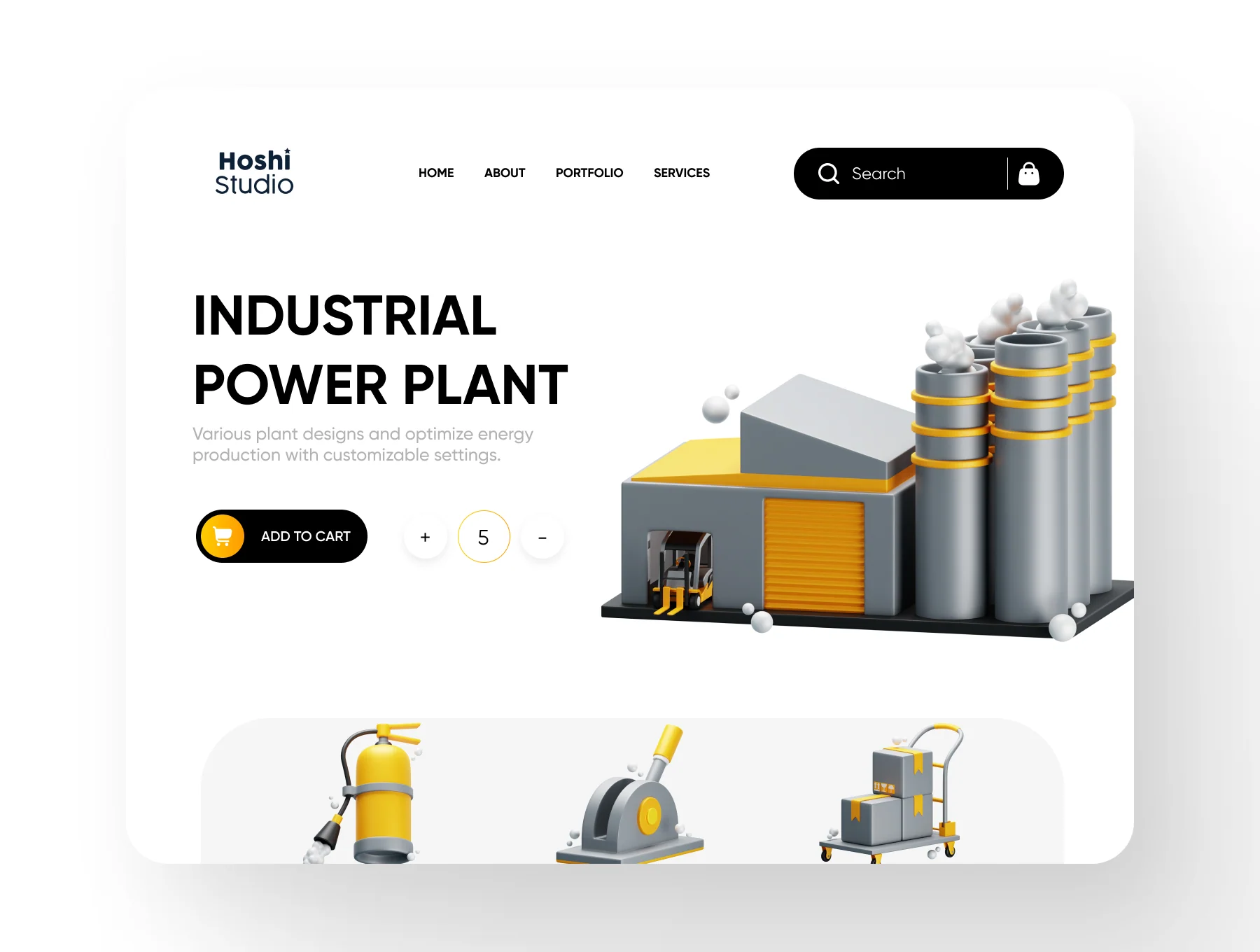 Africa Industrialization Day 3D Icon Set 5