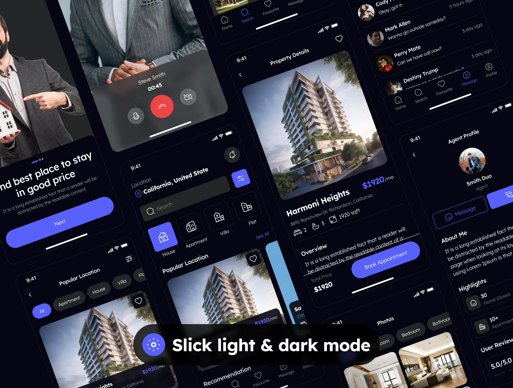 Aganta - Real Estate App UI Kit 7