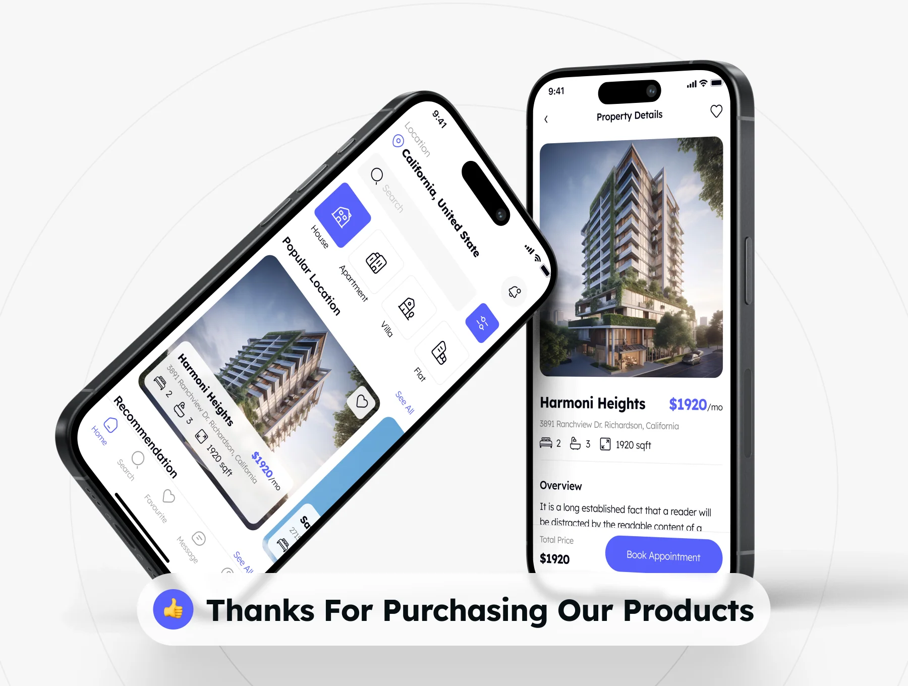 Aganta - Real Estate App UI Kit 8