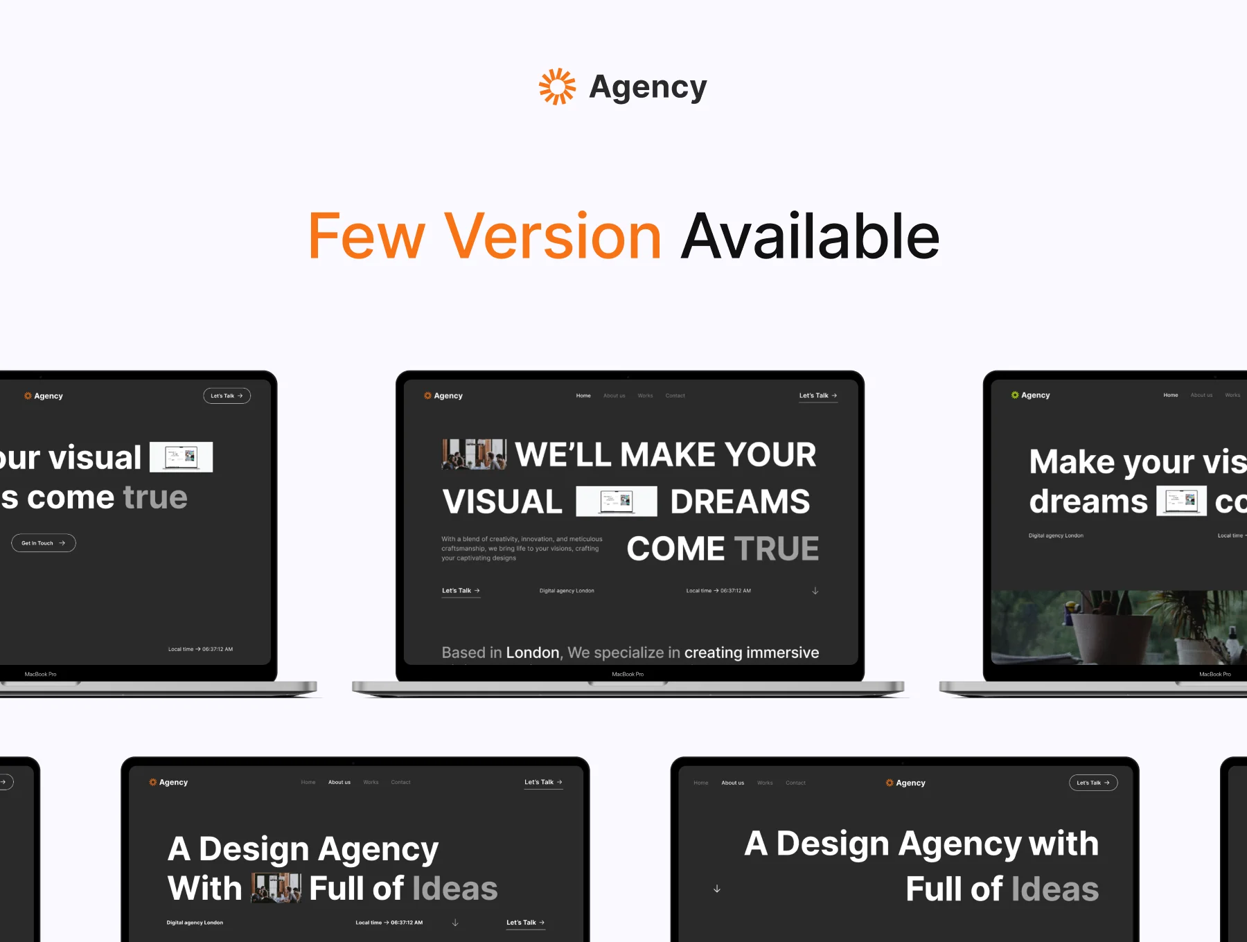 Agency - Agency Website UI Kit 2