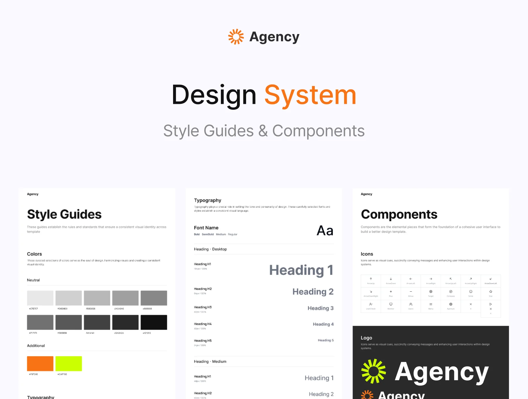 Agency - Agency Website UI Kit 4