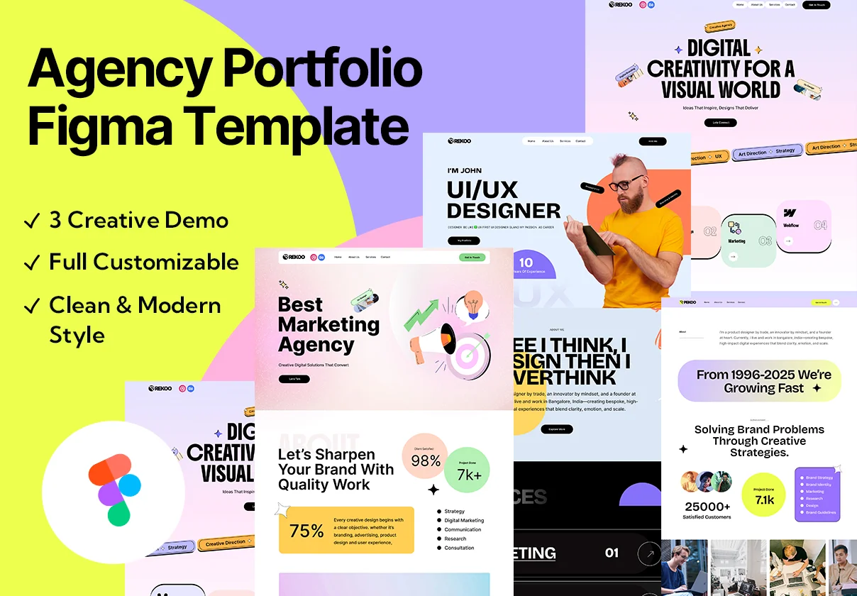 Agency Portfolio Figma Template