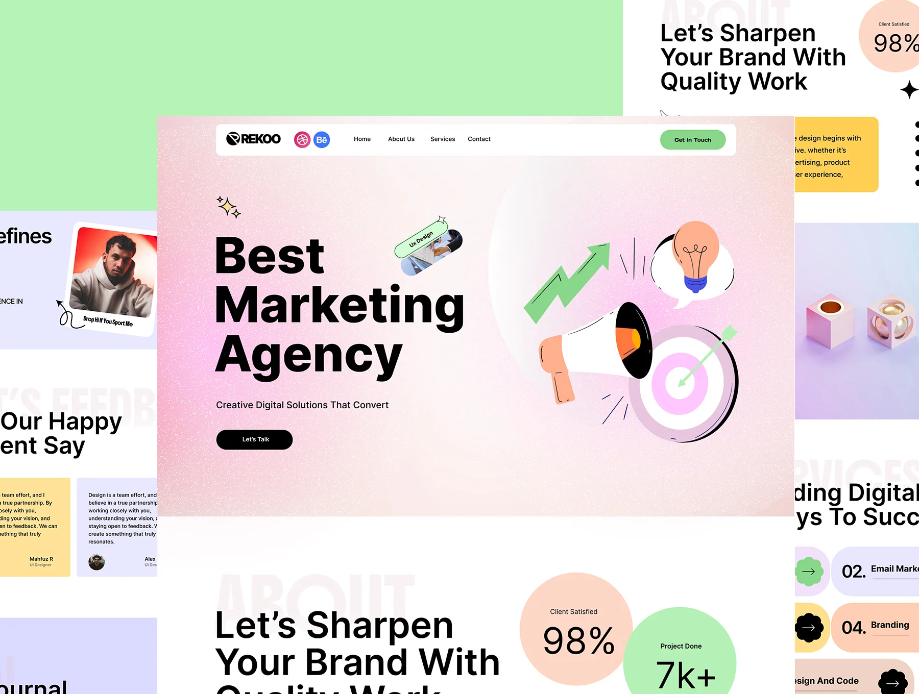 Agency Portfolio Figma Template 3