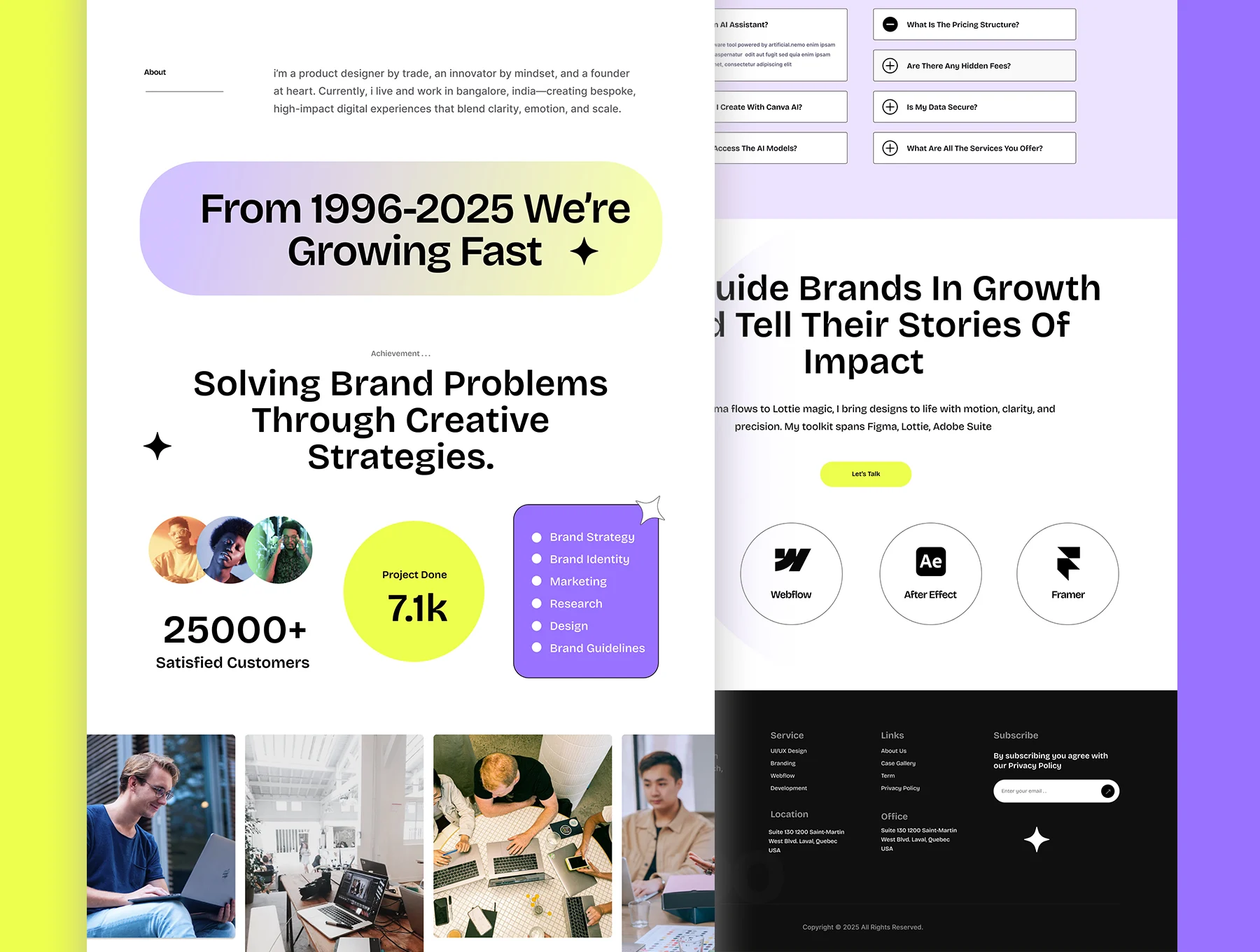 Agency Portfolio Figma Template 5