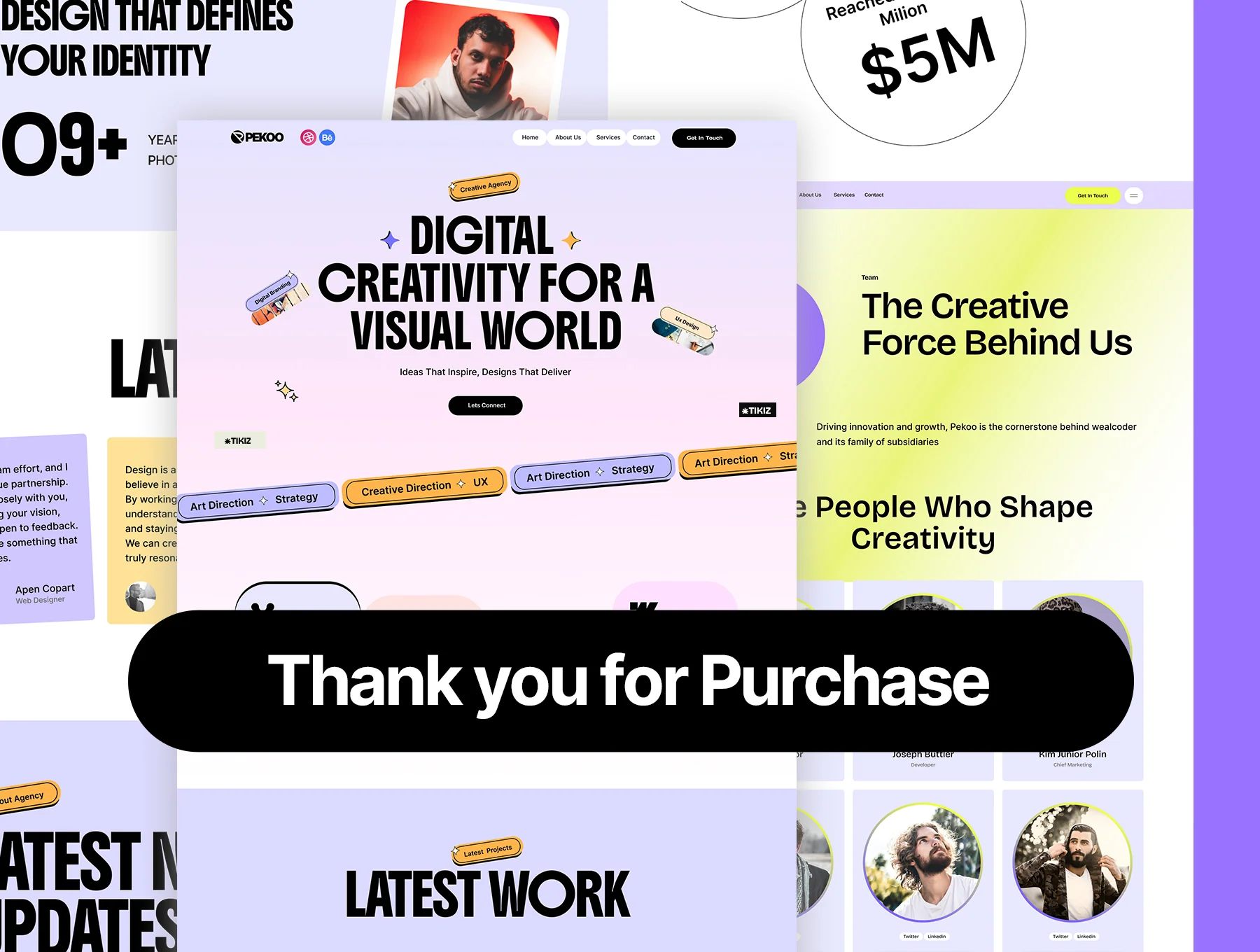 Agency Portfolio Figma Template 6