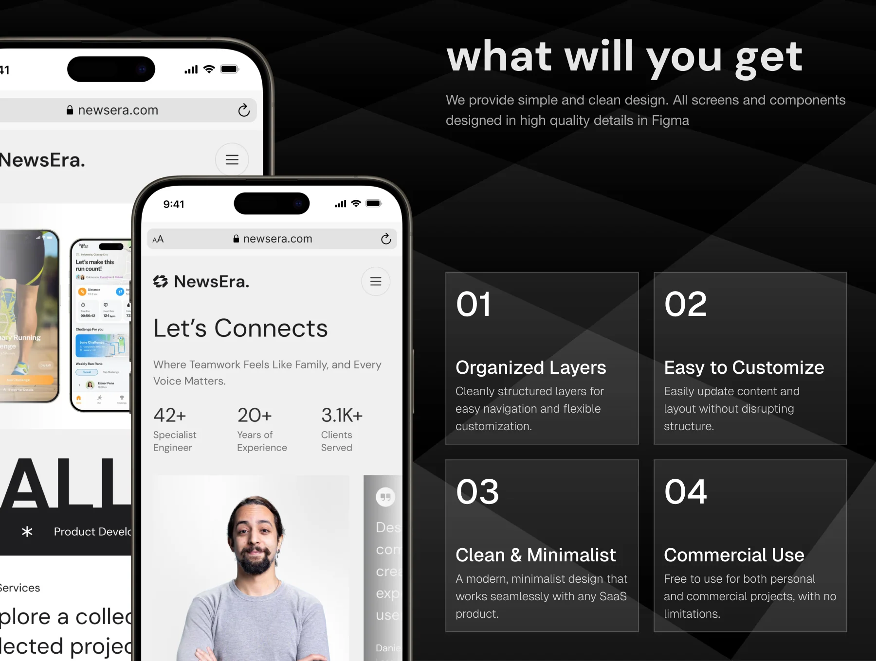 Agency Portfolio Websites Template 2