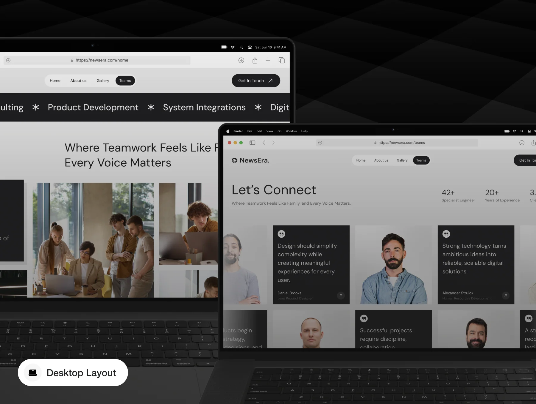 Agency Portfolio Websites Template 3