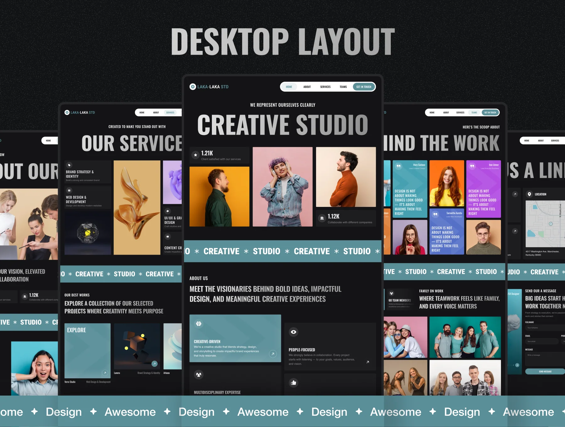 Agency Portfolio Landing Page For Website 3