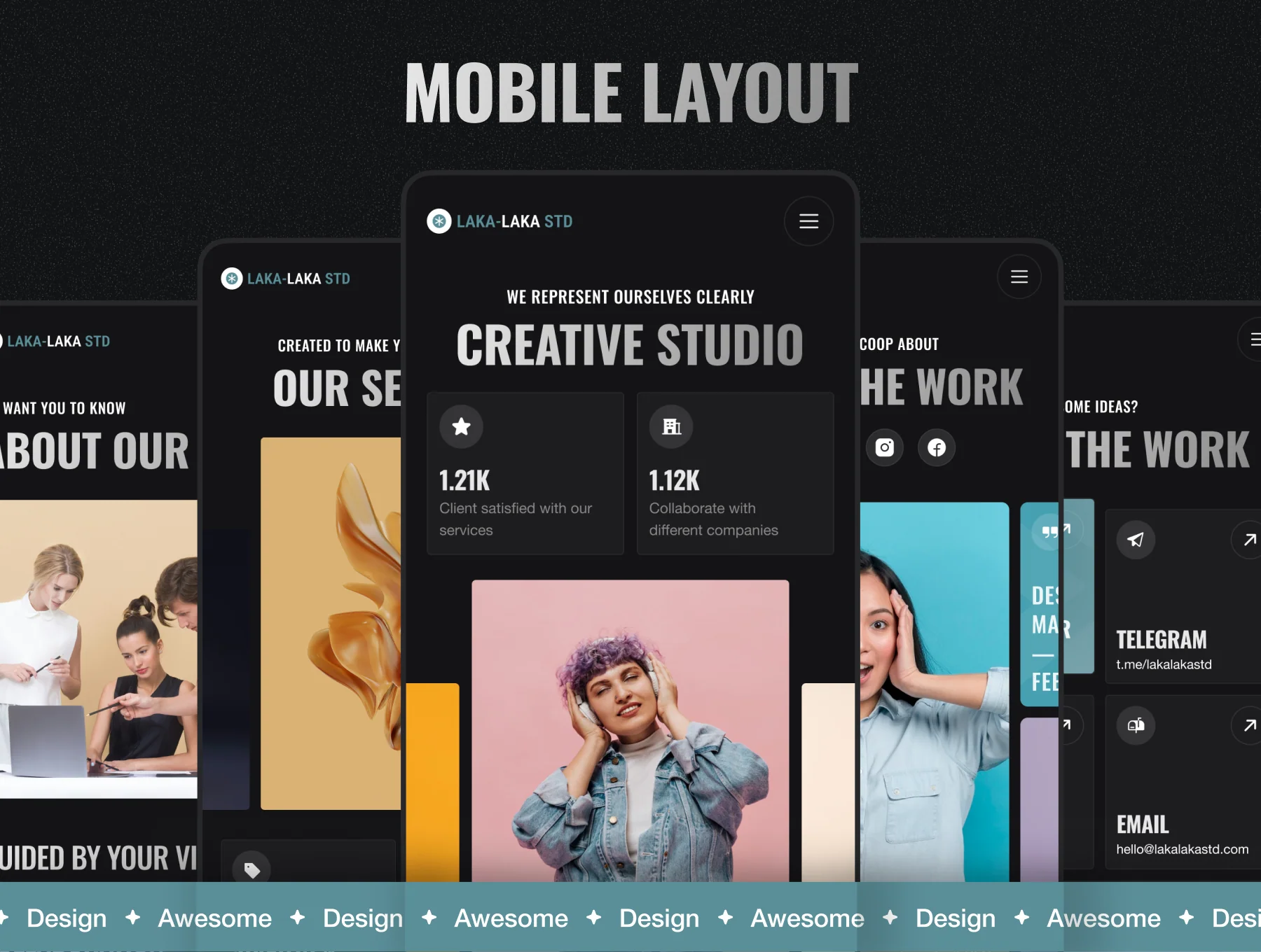 Agency Portfolio Landing Page For Website 4