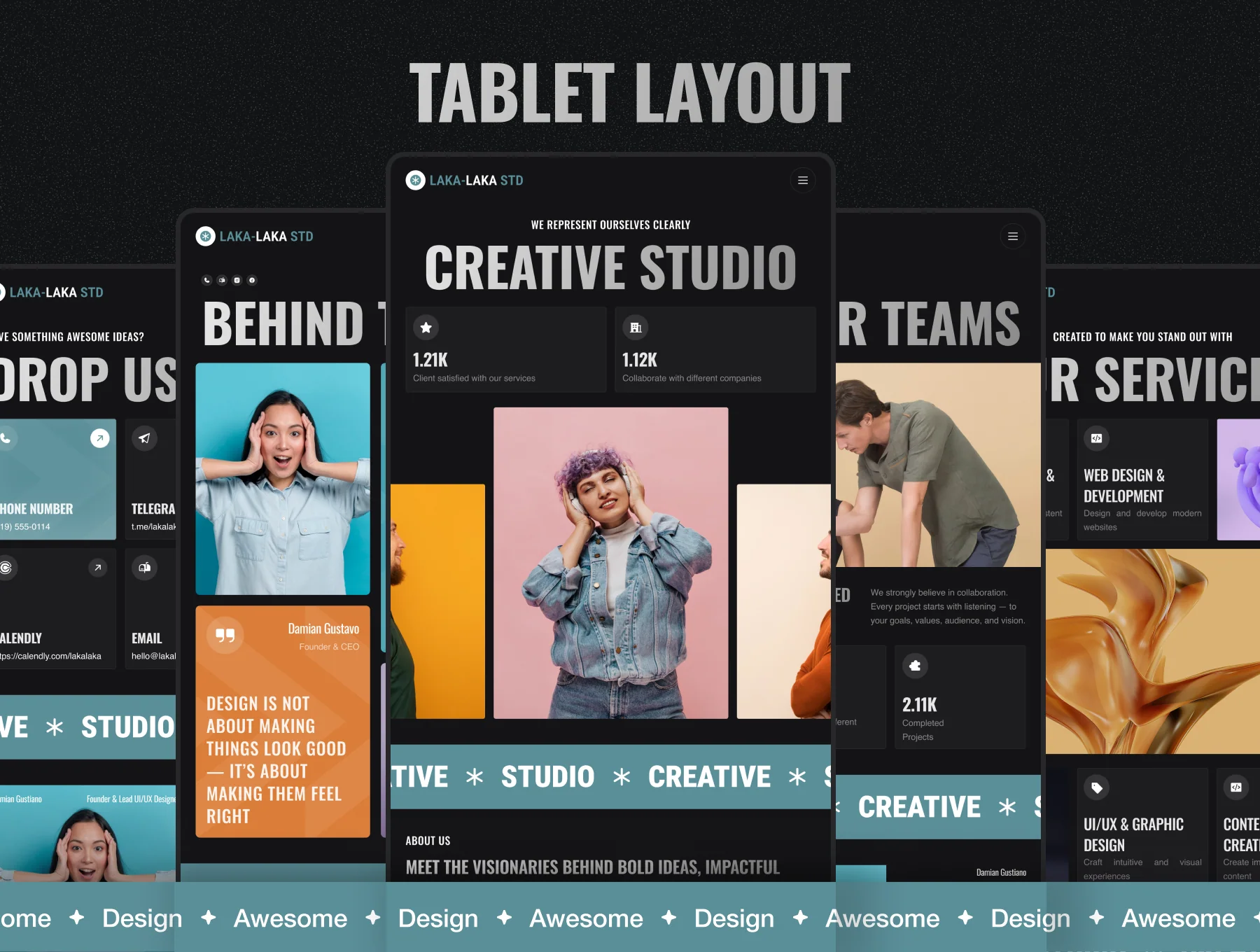 Agency Portfolio Landing Page For Website 5