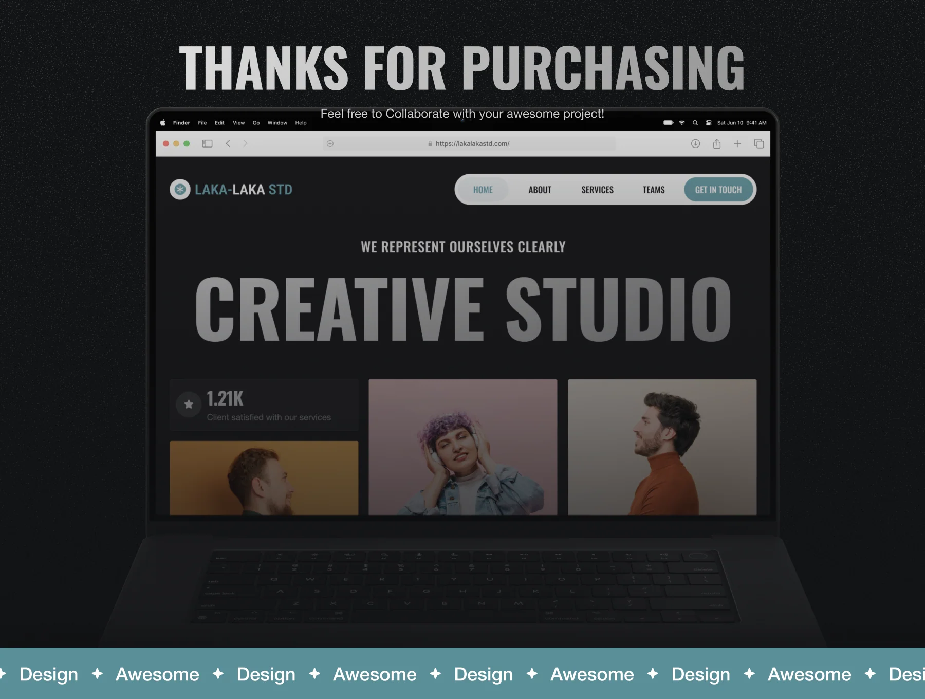 Agency Portfolio Landing Page For Website 6