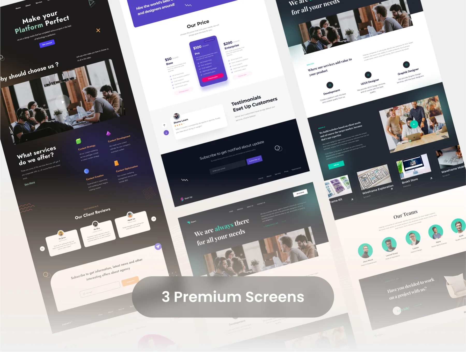 agency website template 2
