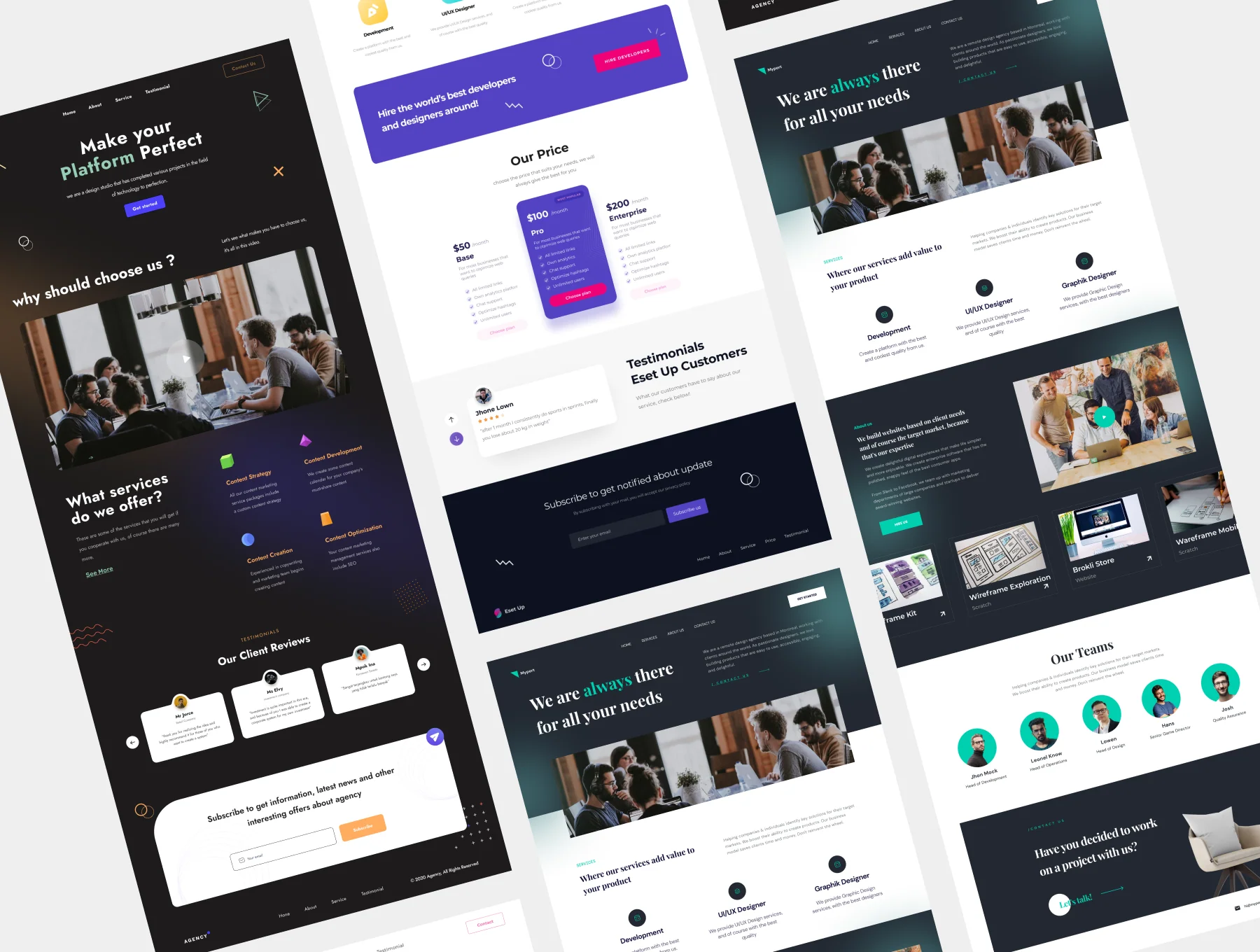 agency website template 4