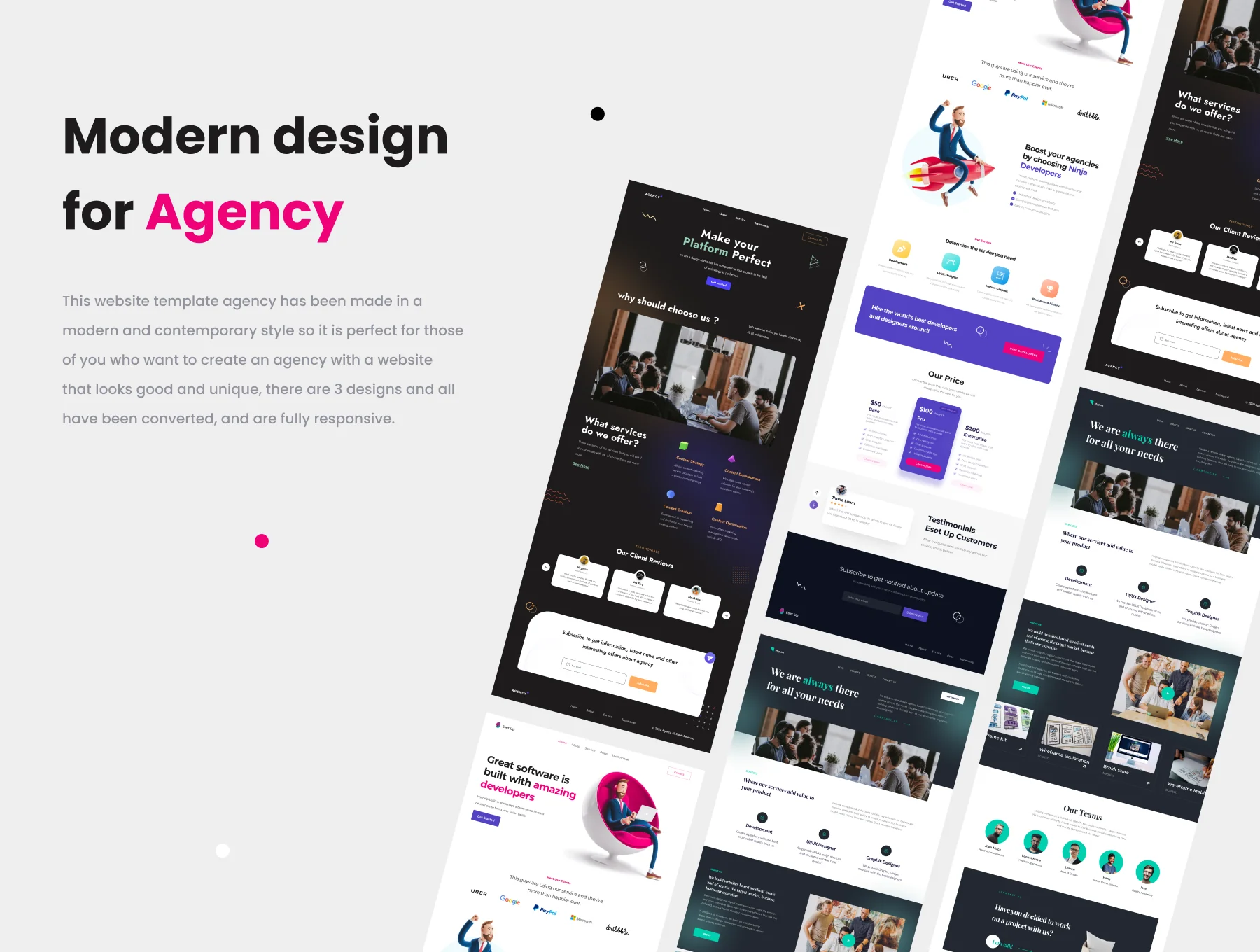 agency website template 5