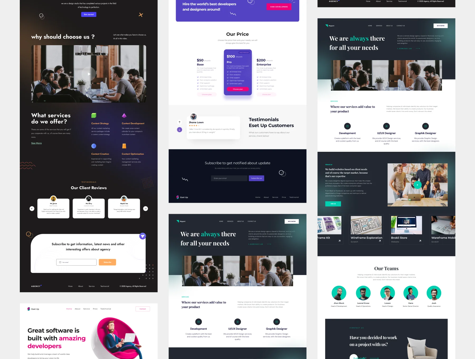 agency website template 6