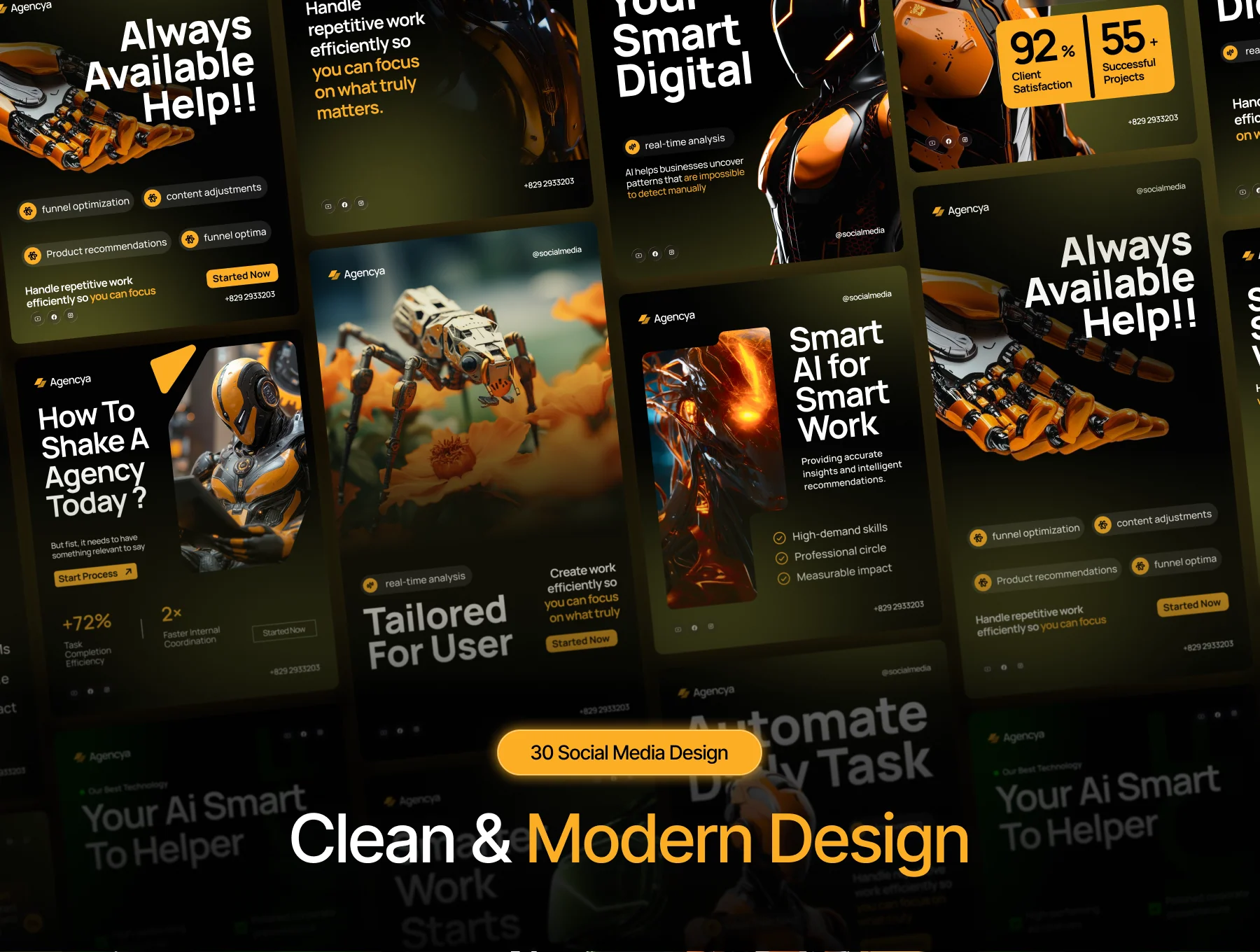 Agencya - AI Assistant Social Media Kit 2