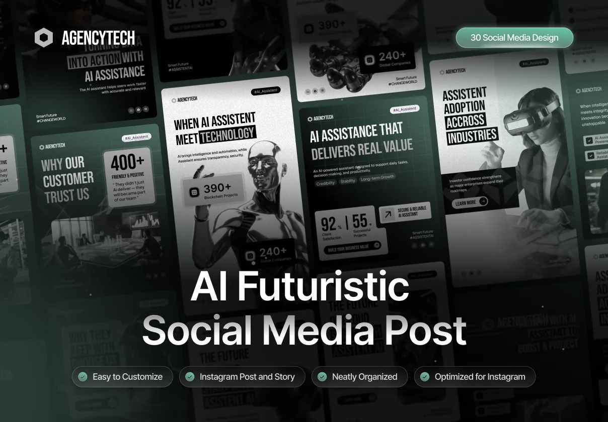 AgencyTech - AI Assistant Social Media Kit