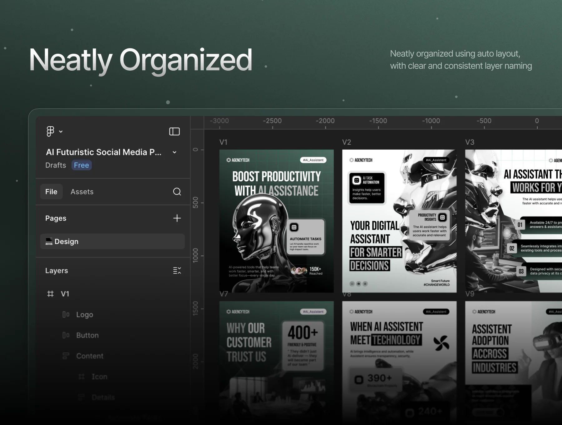 AgencyTech - AI Assistant Social Media Kit 4