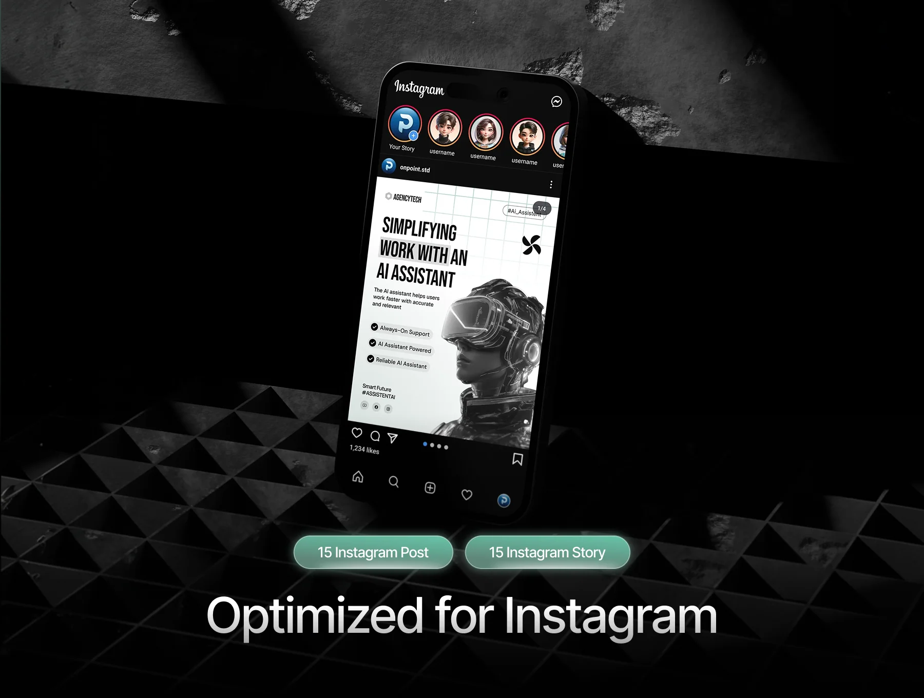 AgencyTech - AI Assistant Social Media Kit 5