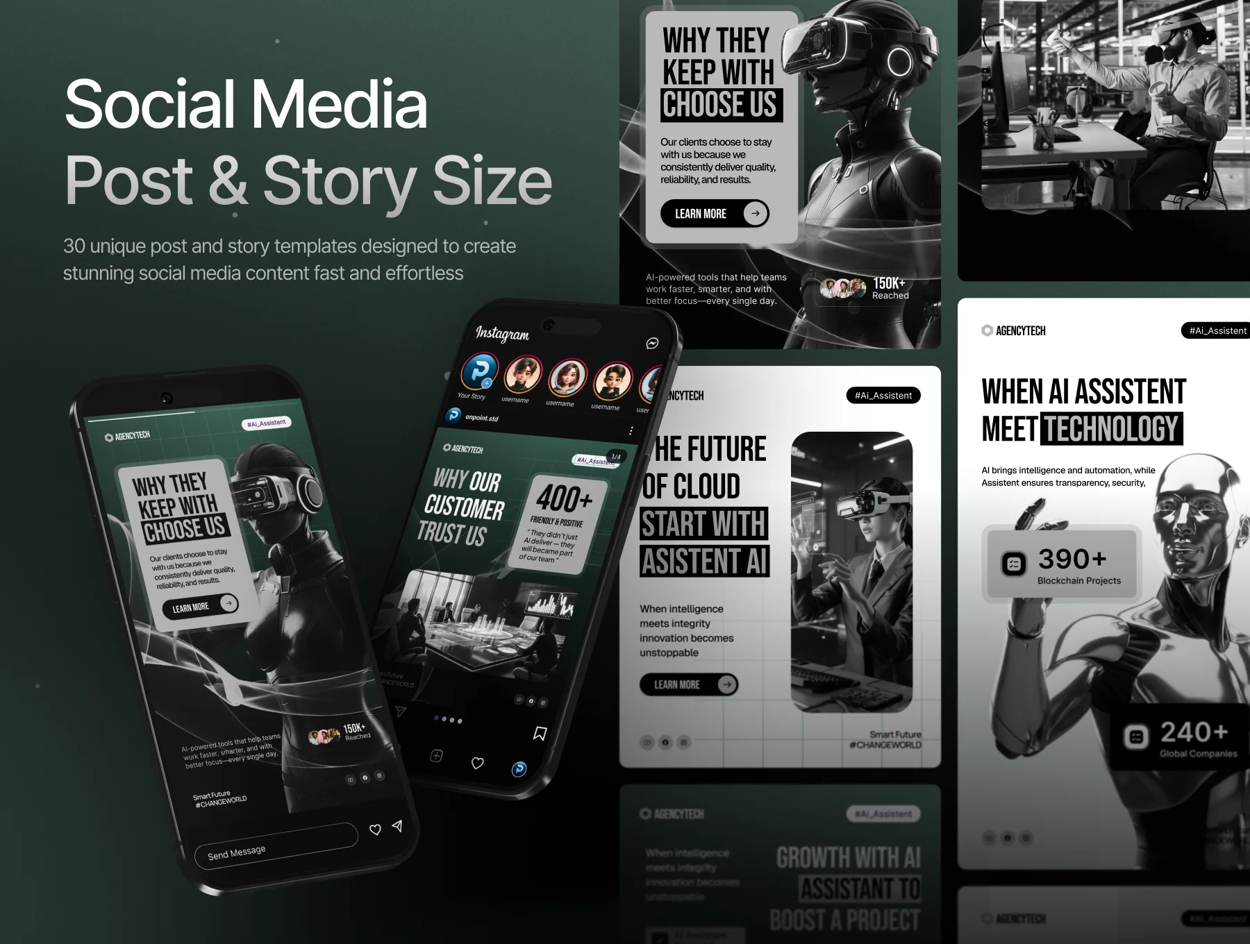 AgencyTech - AI Assistant Social Media Kit 6