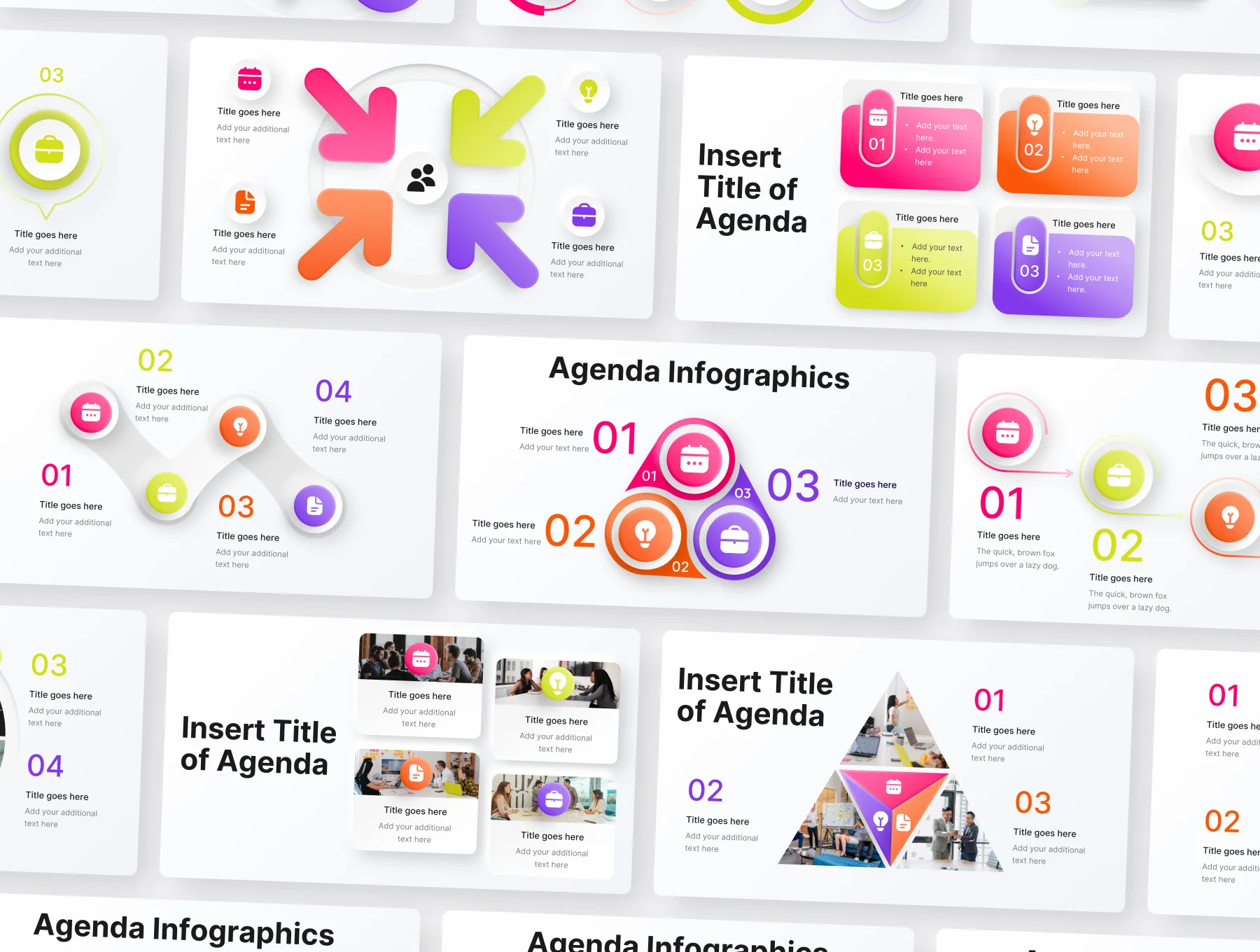 Agenda Infographic Keynote Presentation Template 7