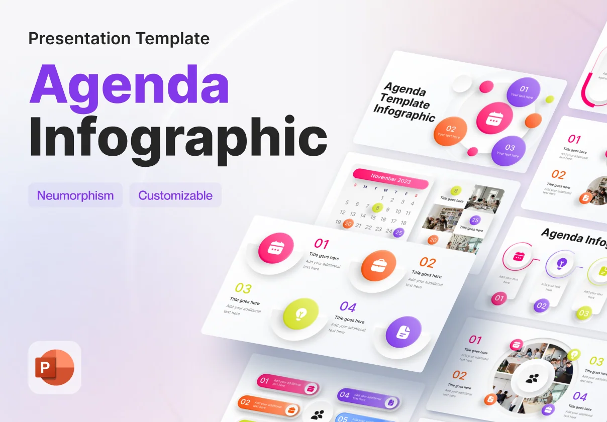 Agenda Infographic PowerPoint Presentation Template