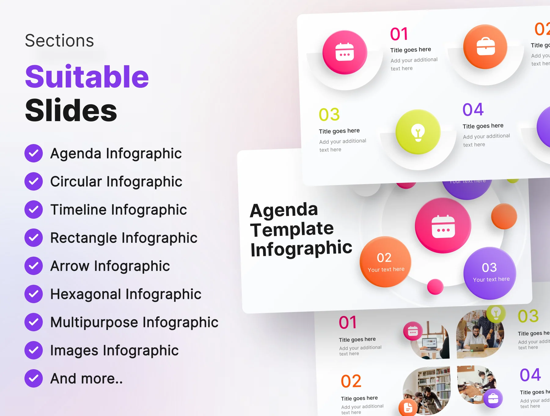 Agenda Infographic PowerPoint Presentation Template 3