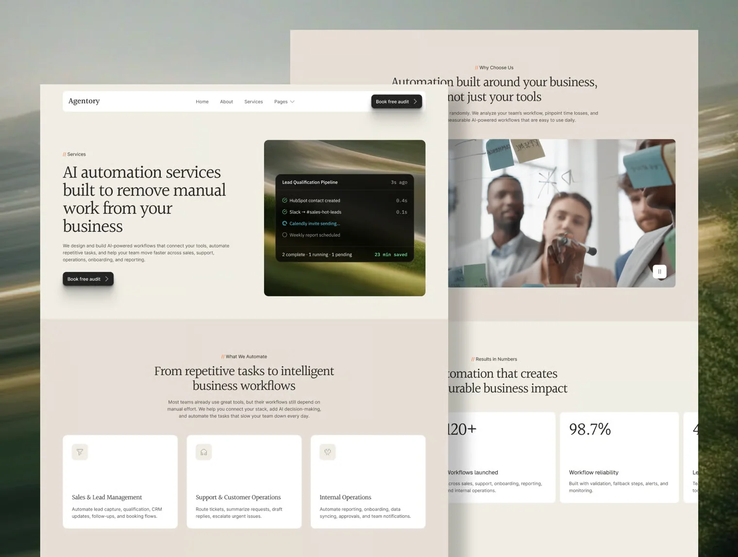 Agentory - AI Automation Agency Template 5