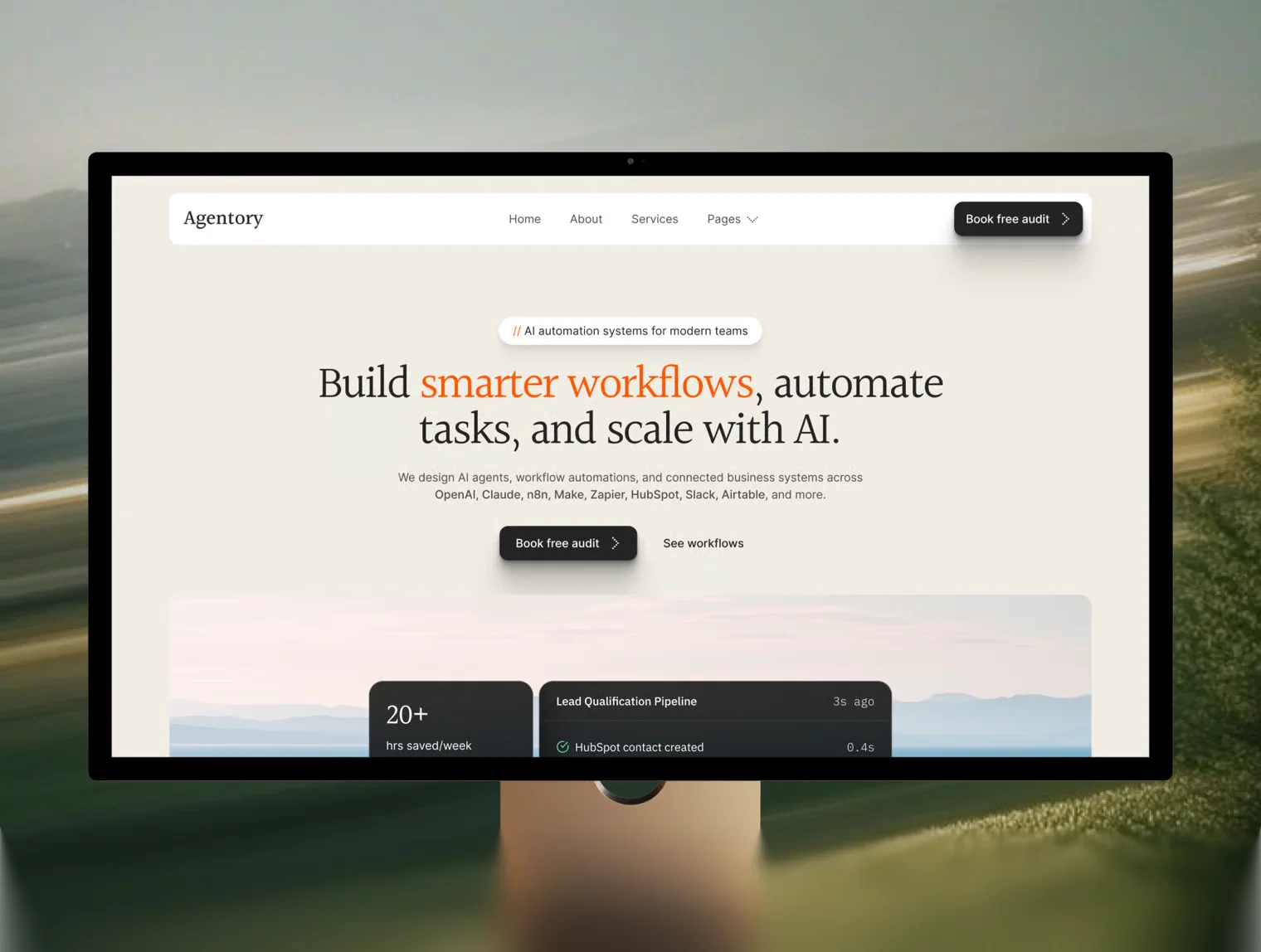 Agentory - AI Automation Agency Template 6
