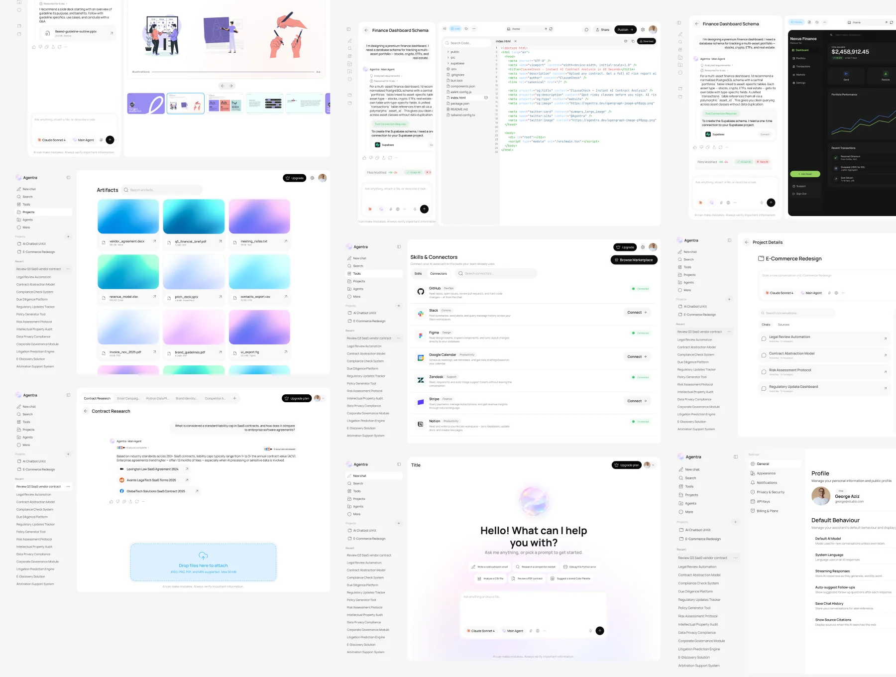 Agentra | AI Chat Interface UI Kit for Figma 5