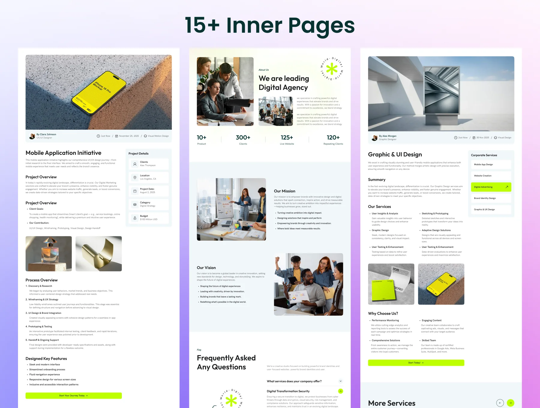 Agentro Creative Digital Agency Portfolio Tamplate 2