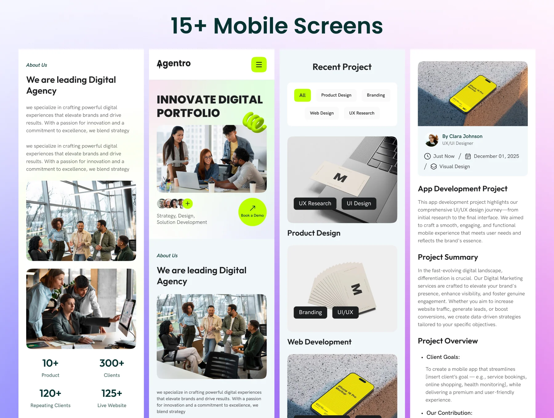 Agentro Creative Digital Agency Portfolio Tamplate 4