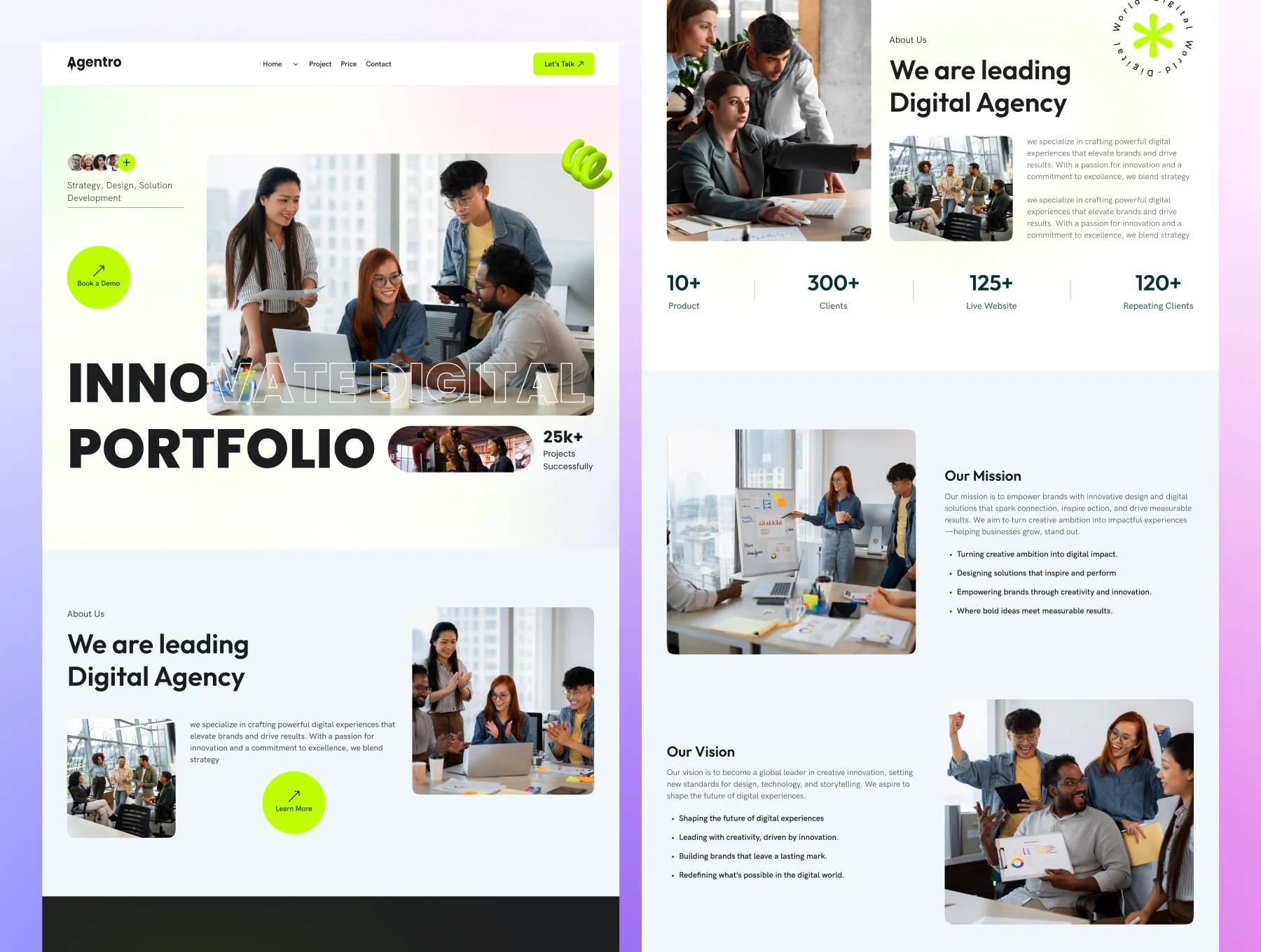 Agentro Creative Digital Agency Portfolio Tamplate 5