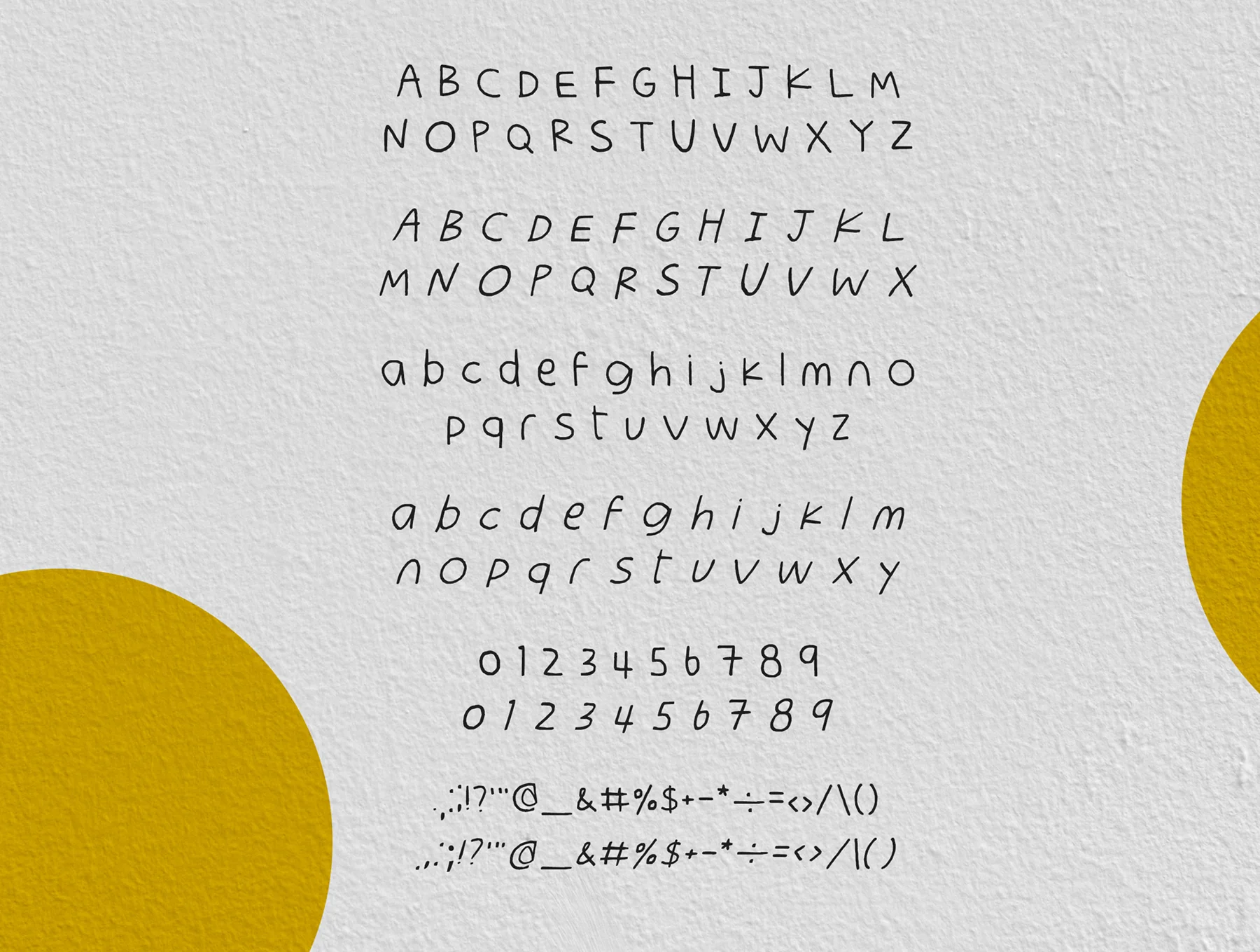 Agenzada Hand-Drawn Font 6
